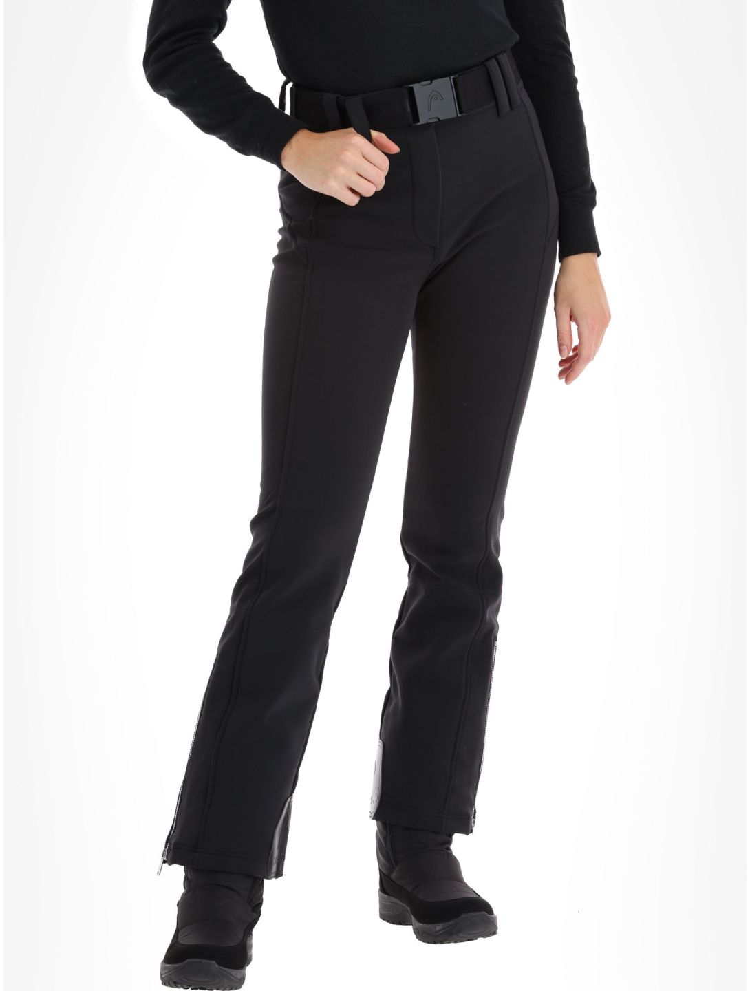 Head, Jet pantalon de ski en softshell femmes Black noir 