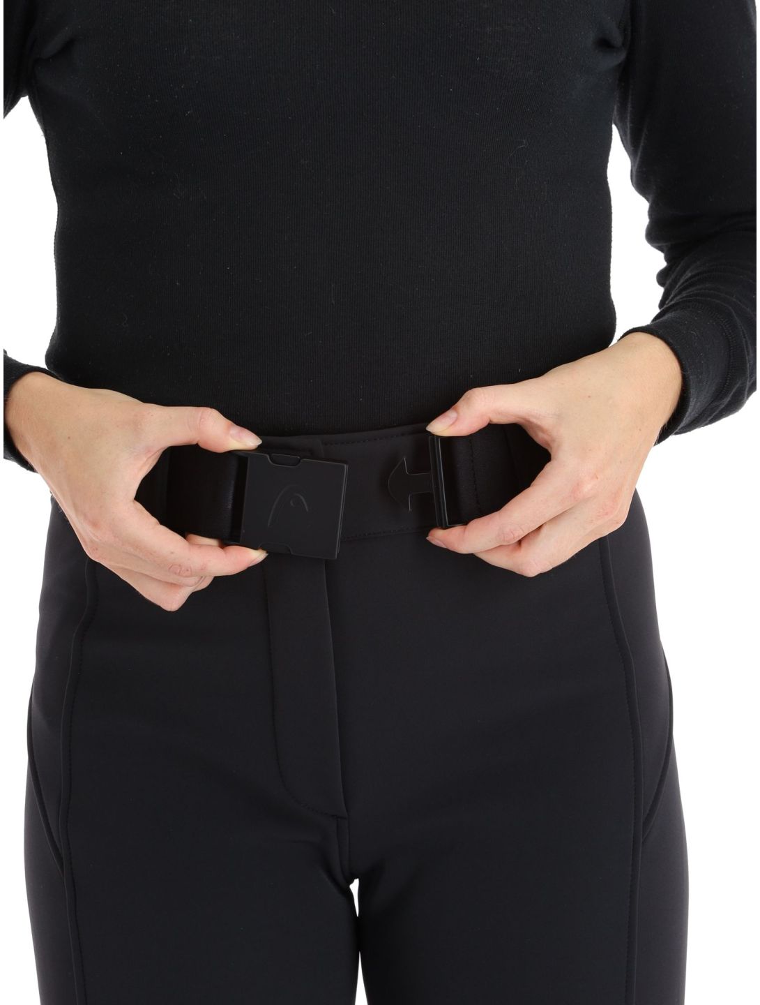 Head, Jet pantalon de ski en softshell femmes Black noir 