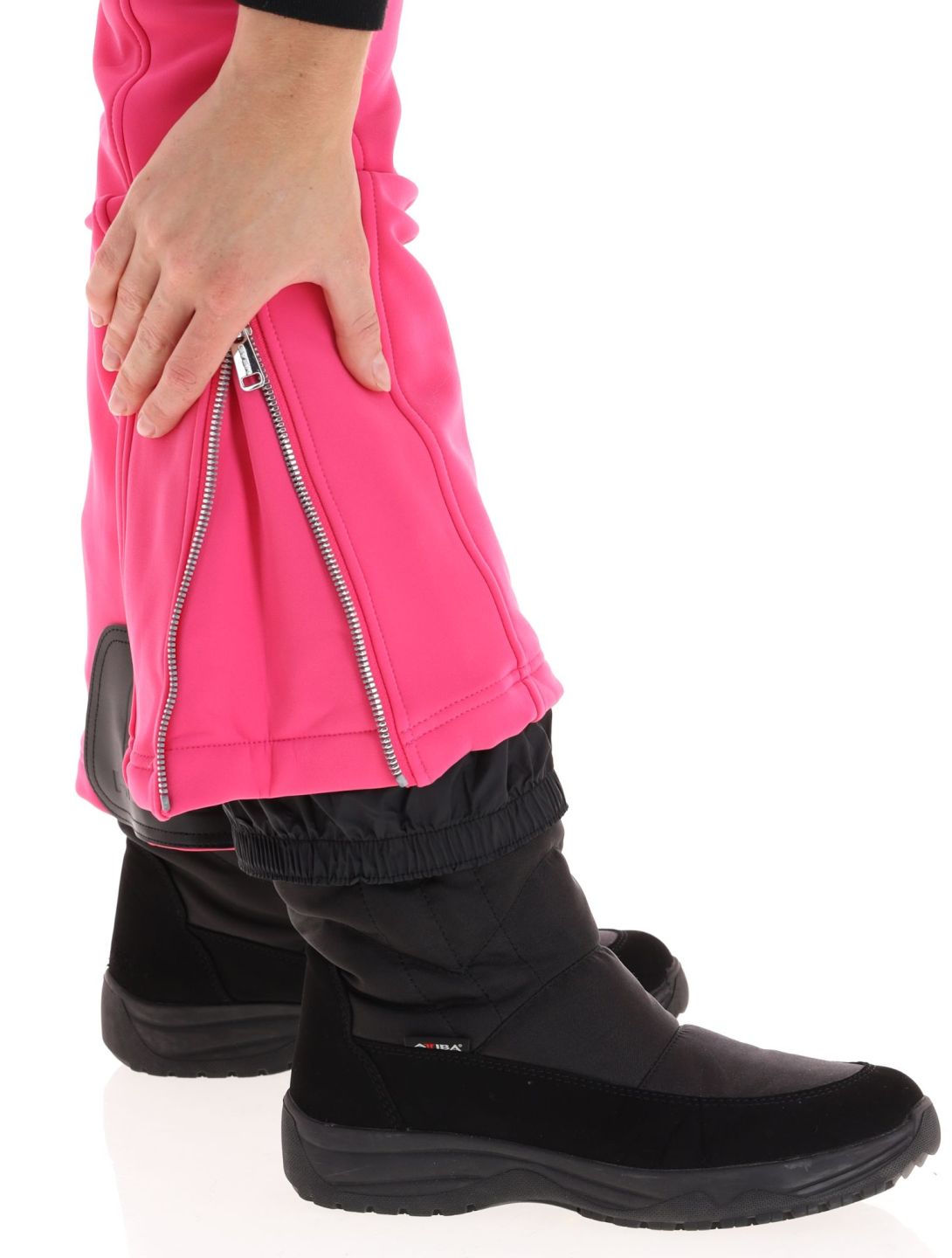 Head, Jet pantalon de ski en softshell femmes Fuschia Pink rose 