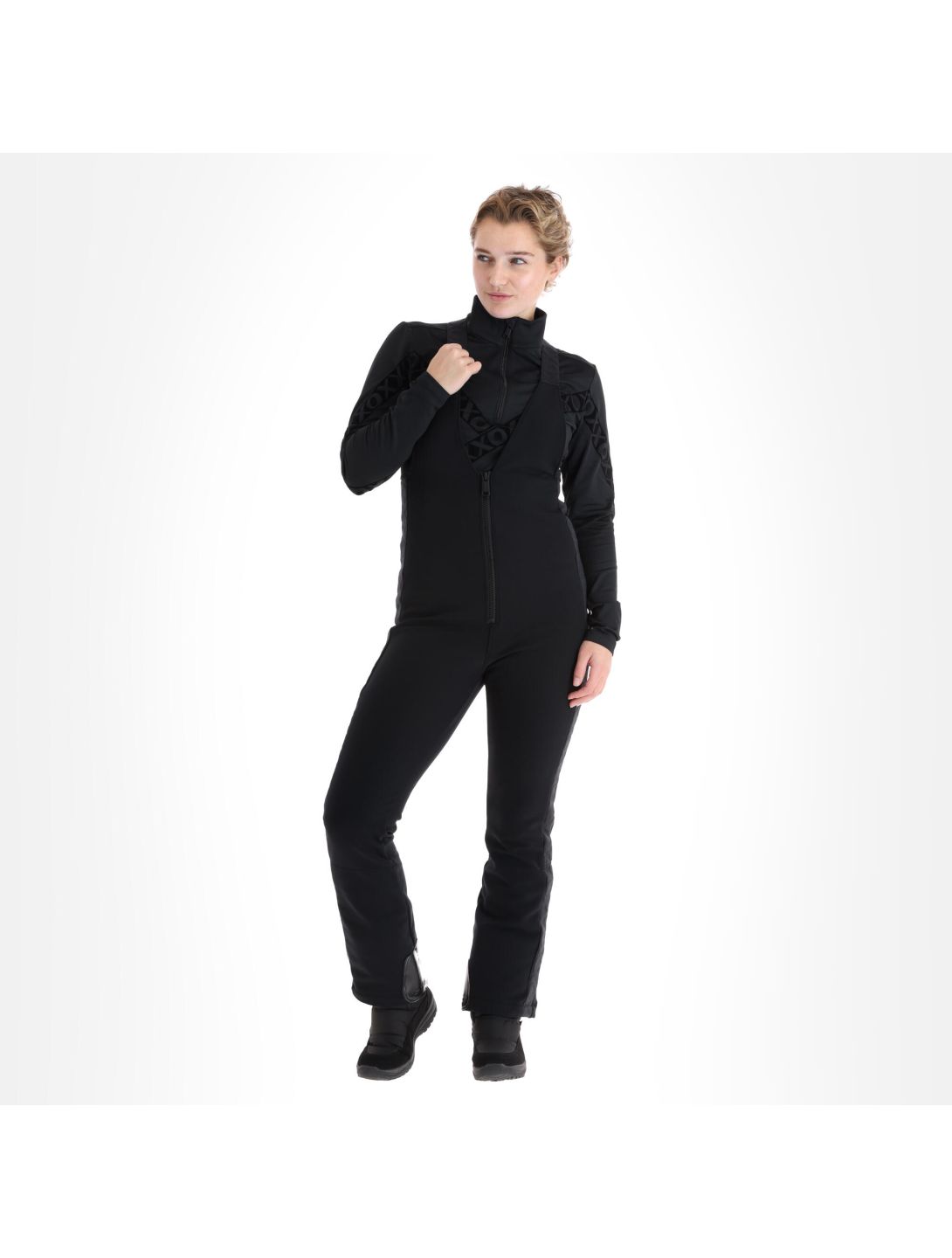 Head, Jet Bib pantalon de ski en softshell BIB model femmes Black noir 