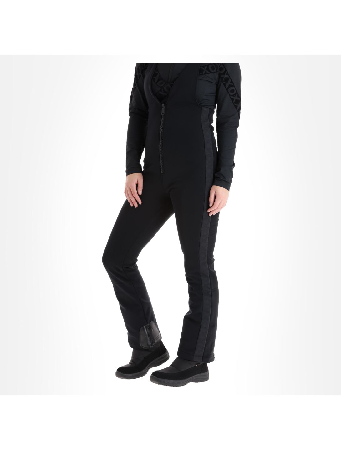 Head, Jet Bib pantalon de ski en softshell BIB model femmes Black noir 