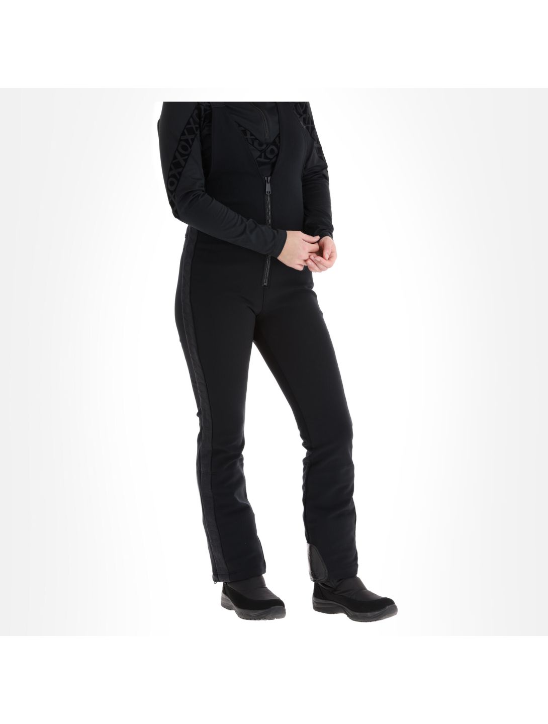 Head, Jet Bib pantalon de ski en softshell BIB model femmes Black noir 