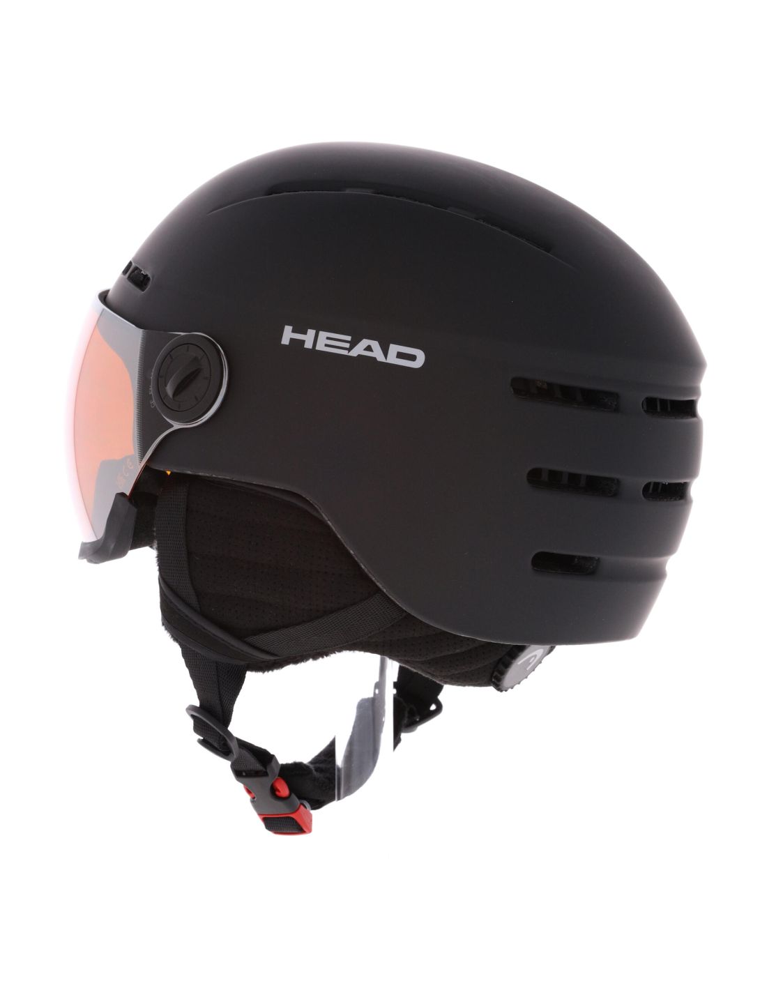 Head, Knight casque de ski avec visière unisexe Black noir 