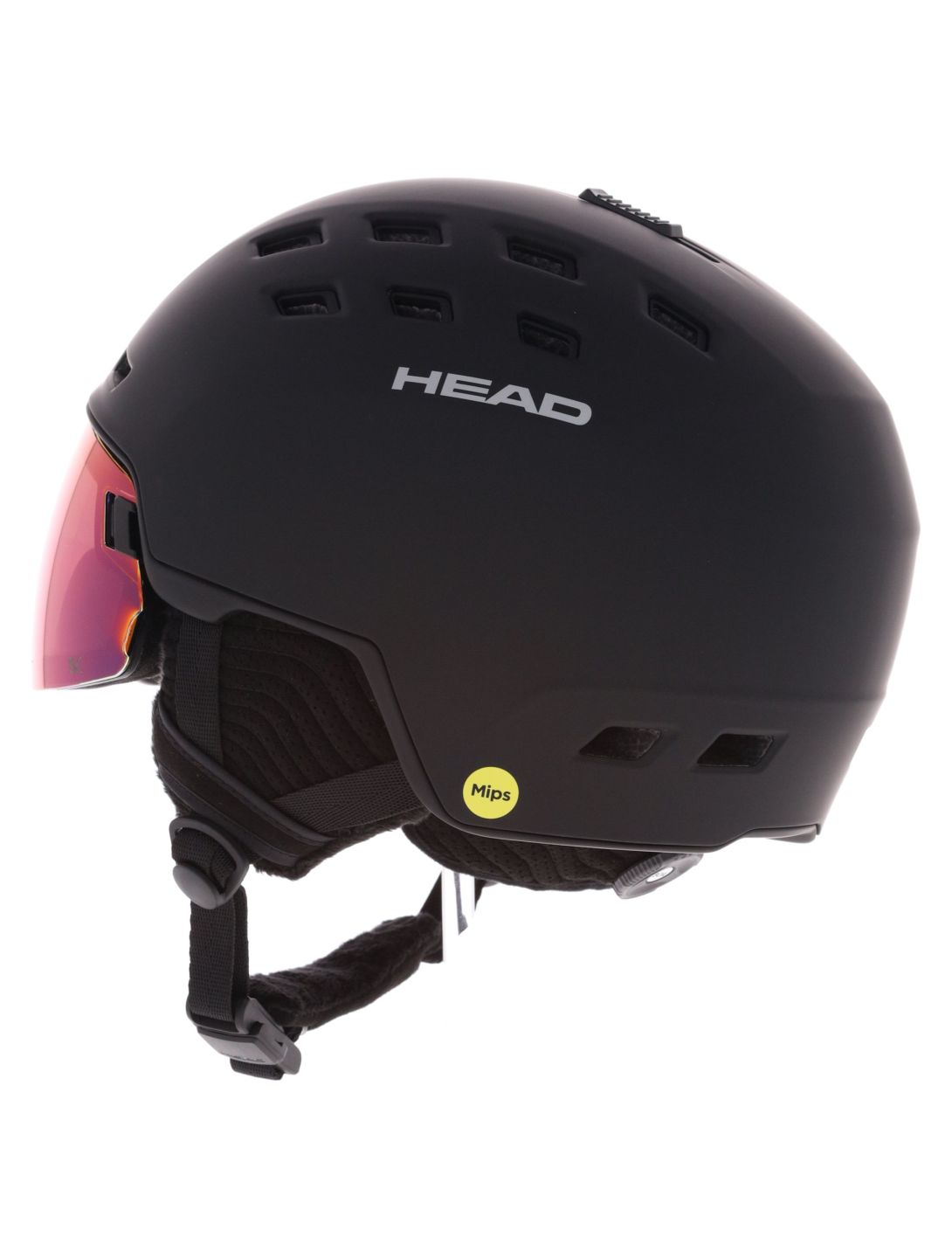 Head, Radar 5K MIPS casque de ski avec visière unisexe Black noir 