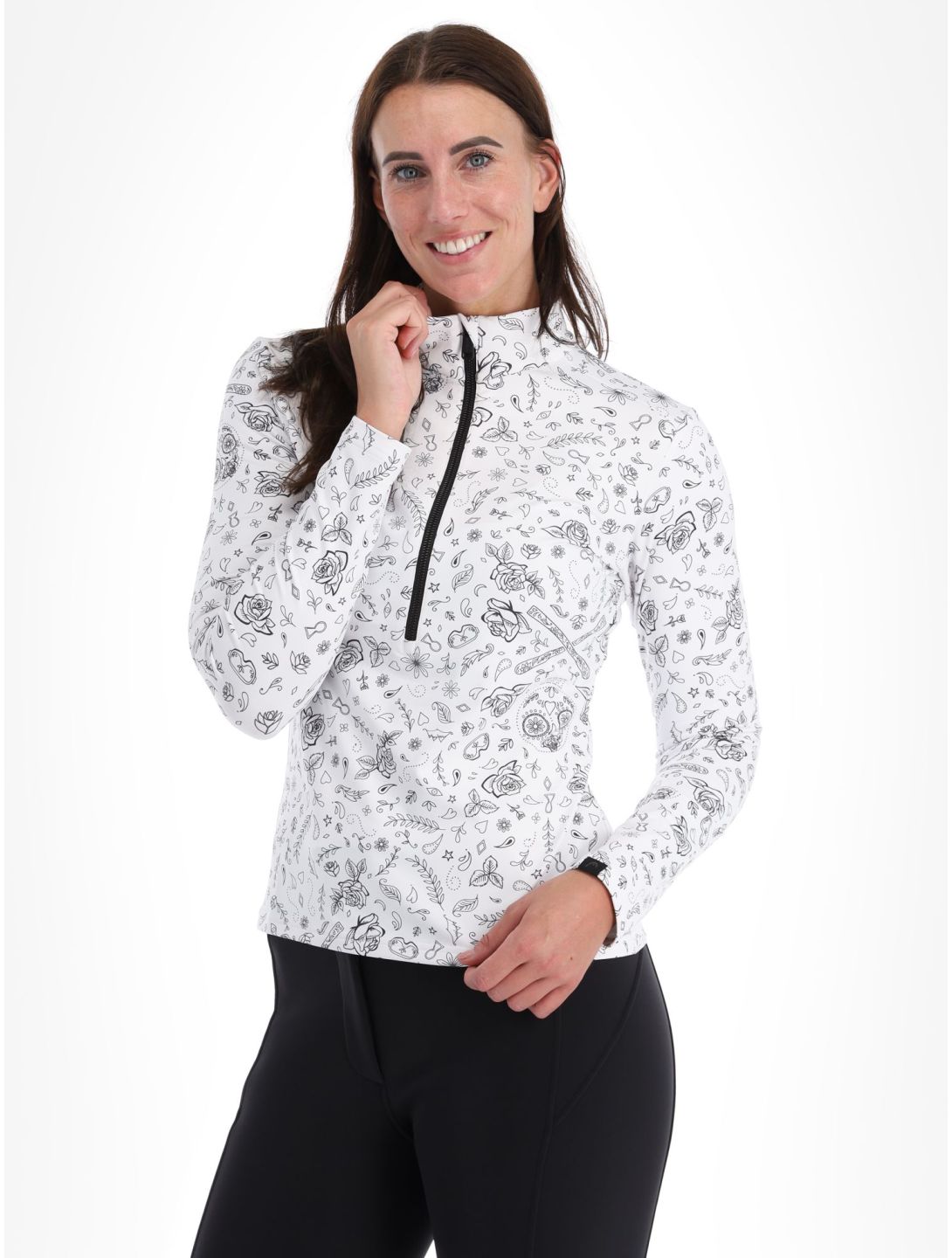 Head, Rebels pull de ski femmes White & Black blanc, noir 