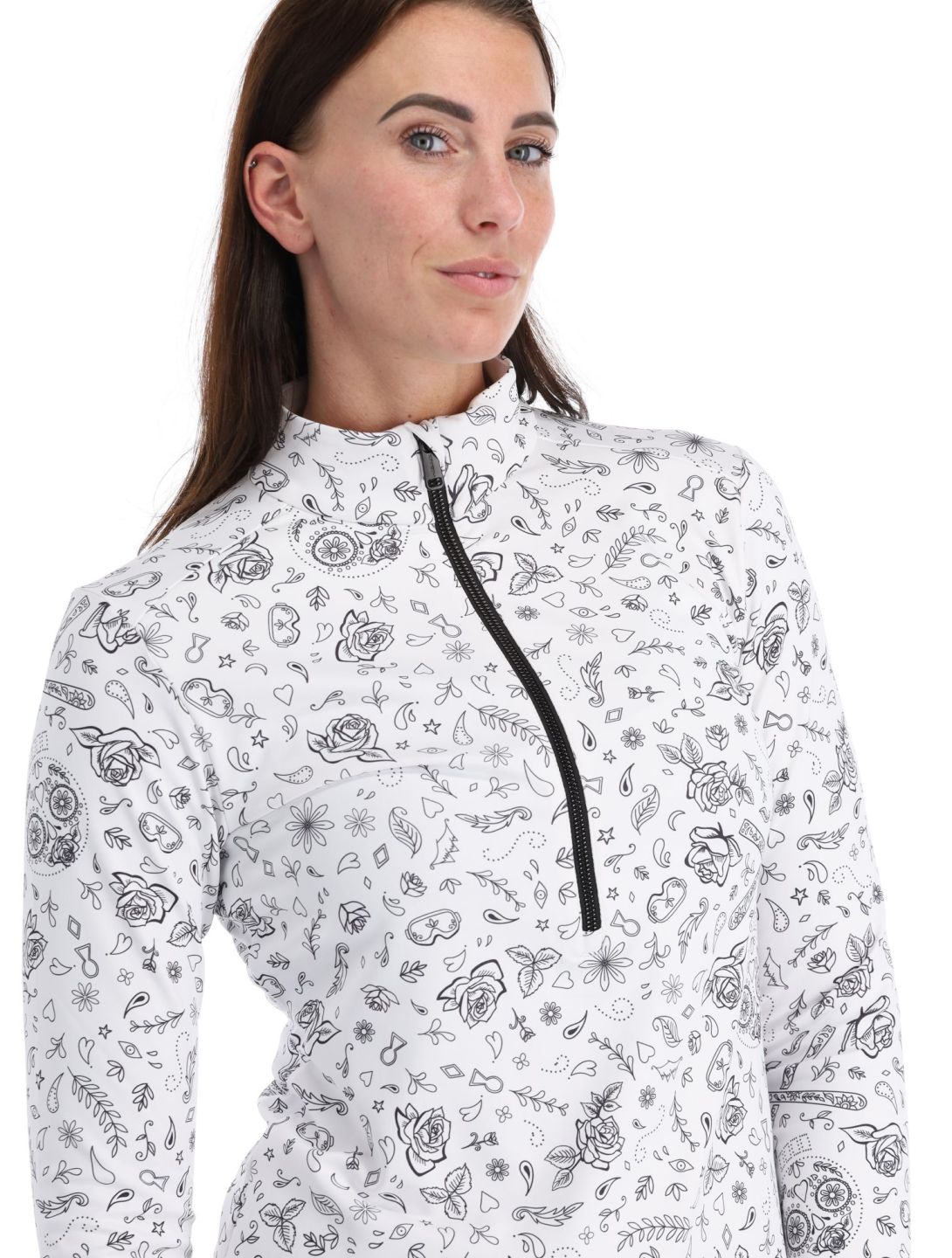 Head, Rebels pull de ski femmes White & Black blanc, noir 