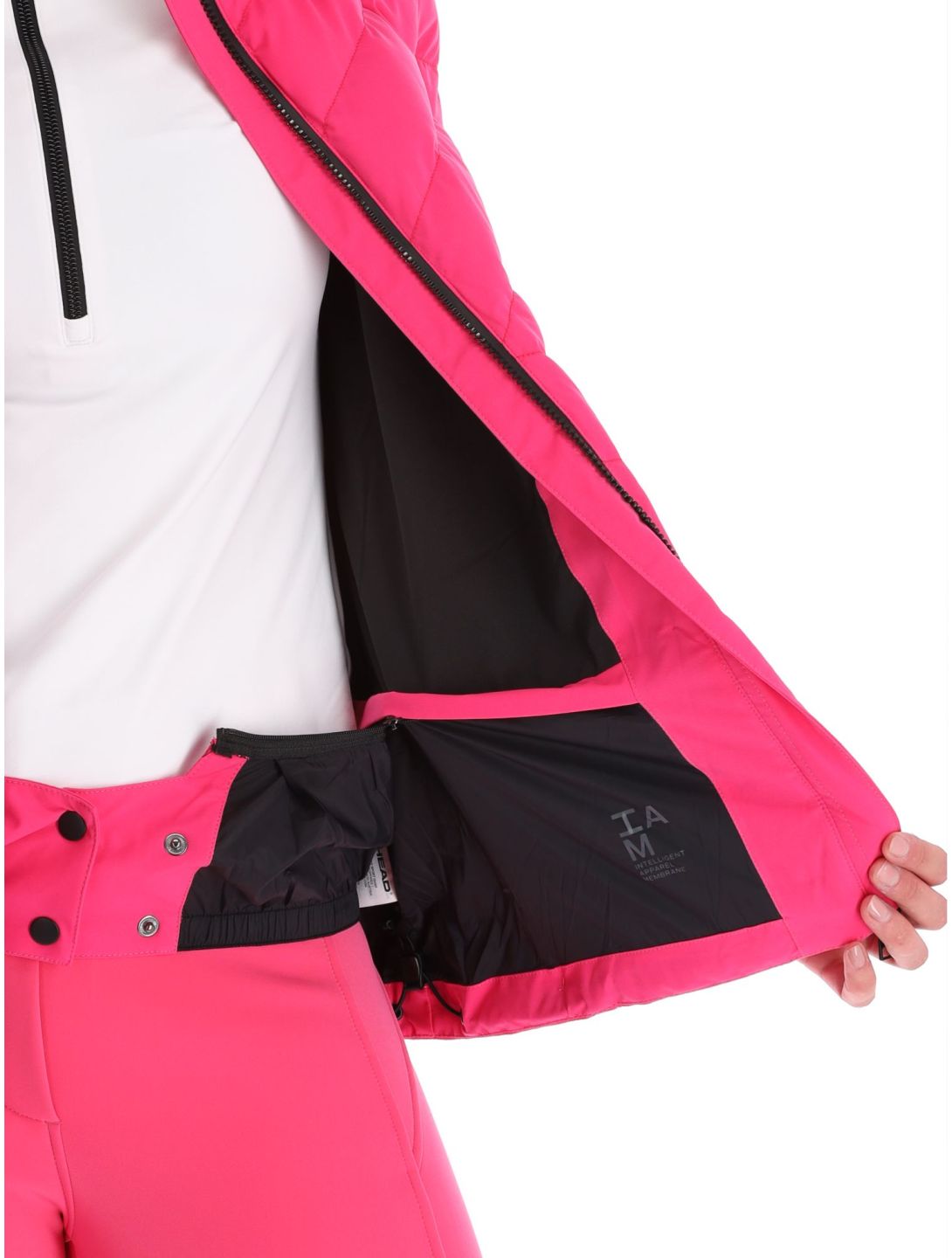 Head, Sabrina veste de ski femmes Fuschia Pink rose 