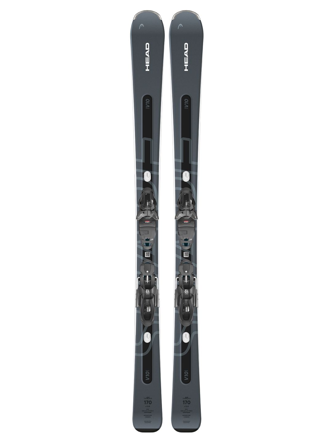 Head, Shape e-V10 SW + PR 11 GW skis unisexe Grey Black 