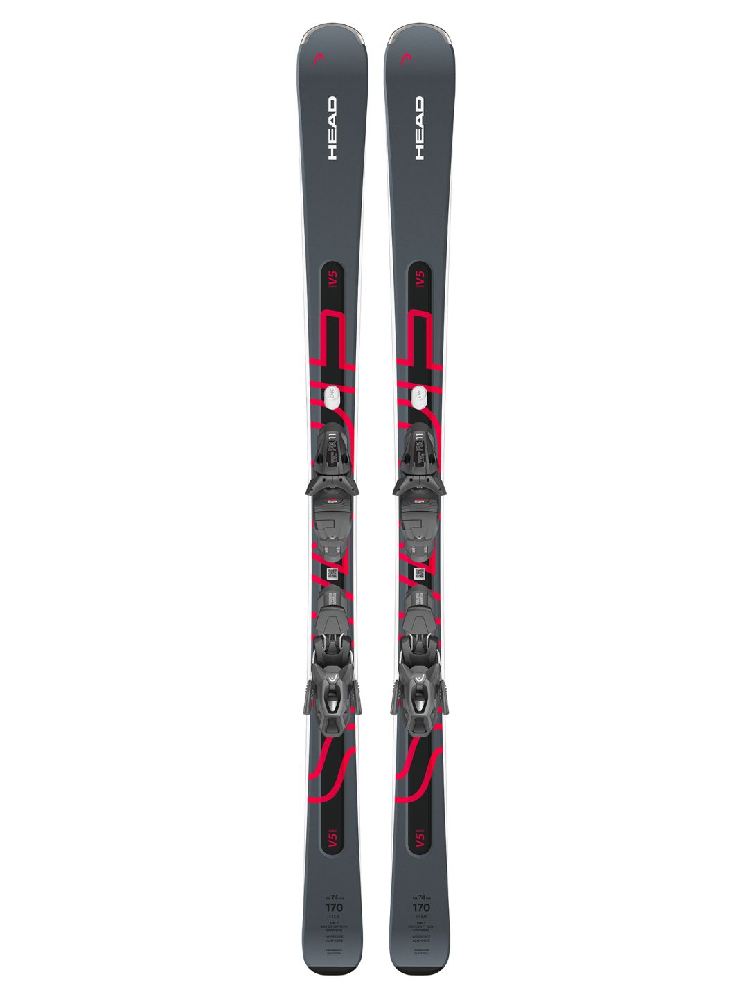 Head, Shape e.V5 SW + PR 11 GW (2024-2025) skis unisexe Grey Red 