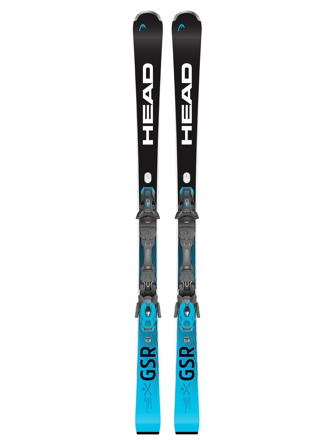 Head, Worldcup Rebels e.GSR + PR 11 GW skis unisexe Black Blue 