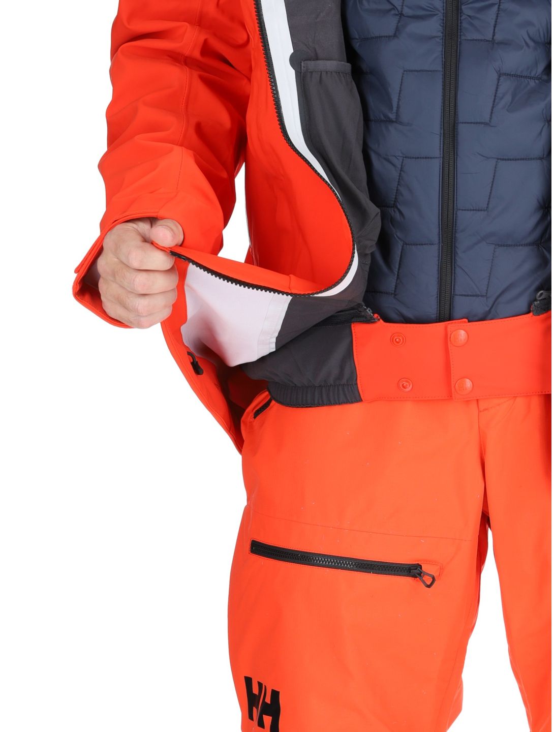 Helly Hansen, Alpha 3L Long Shell veste de ski à coque dure hommes Cherry Tomato orange 