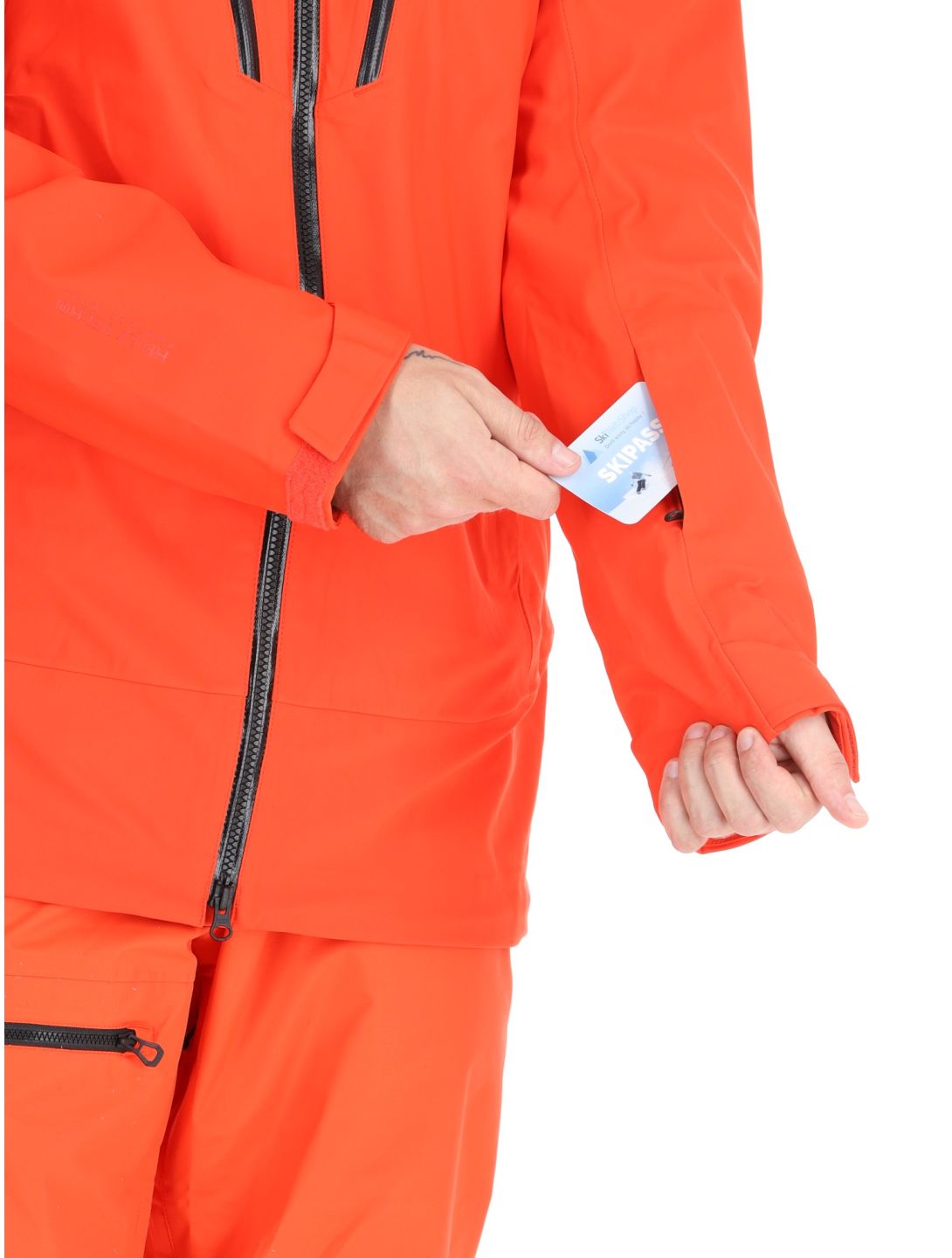 Helly Hansen, Alpha 3L Long Shell veste de ski à coque dure hommes Cherry Tomato orange 