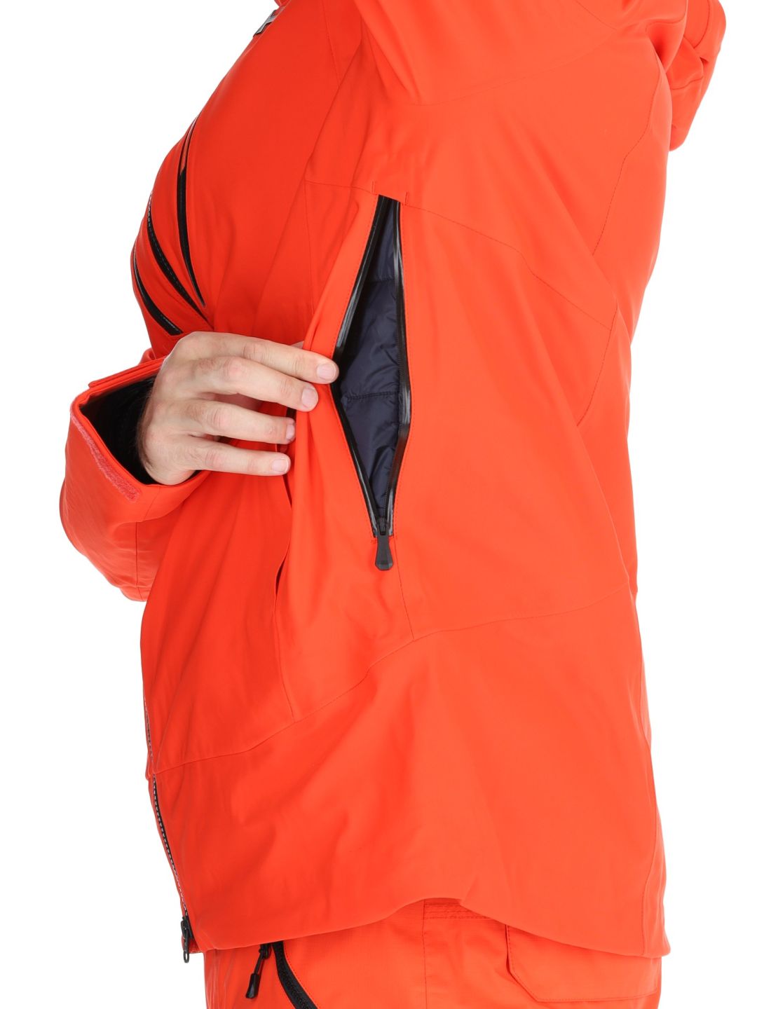 Helly Hansen, Alpha 3L Long Shell veste de ski à coque dure hommes Cherry Tomato orange 