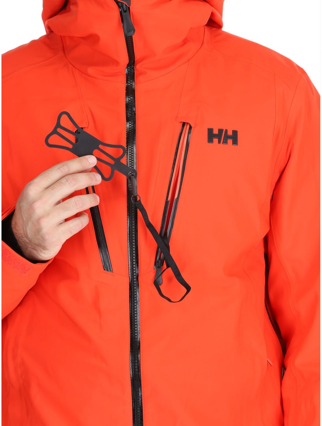 Helly Hansen, Alpha 3L Long Shell veste de ski à coque dure hommes Cherry Tomato orange 