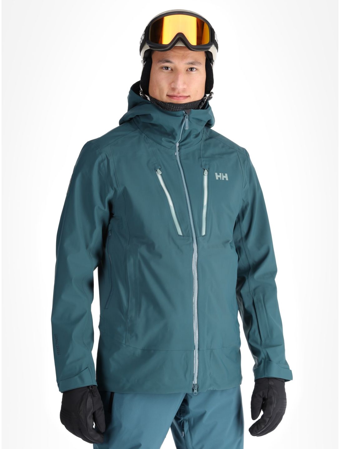 Helly Hansen, Alpha 3L Long Shell veste de ski à coque dure hommes Dark Creek vert 