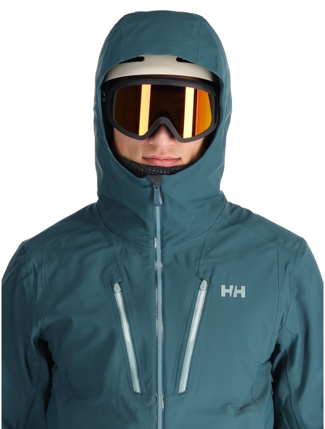 Helly Hansen, Alpha 3L Long Shell veste de ski à coque dure hommes Dark Creek vert 