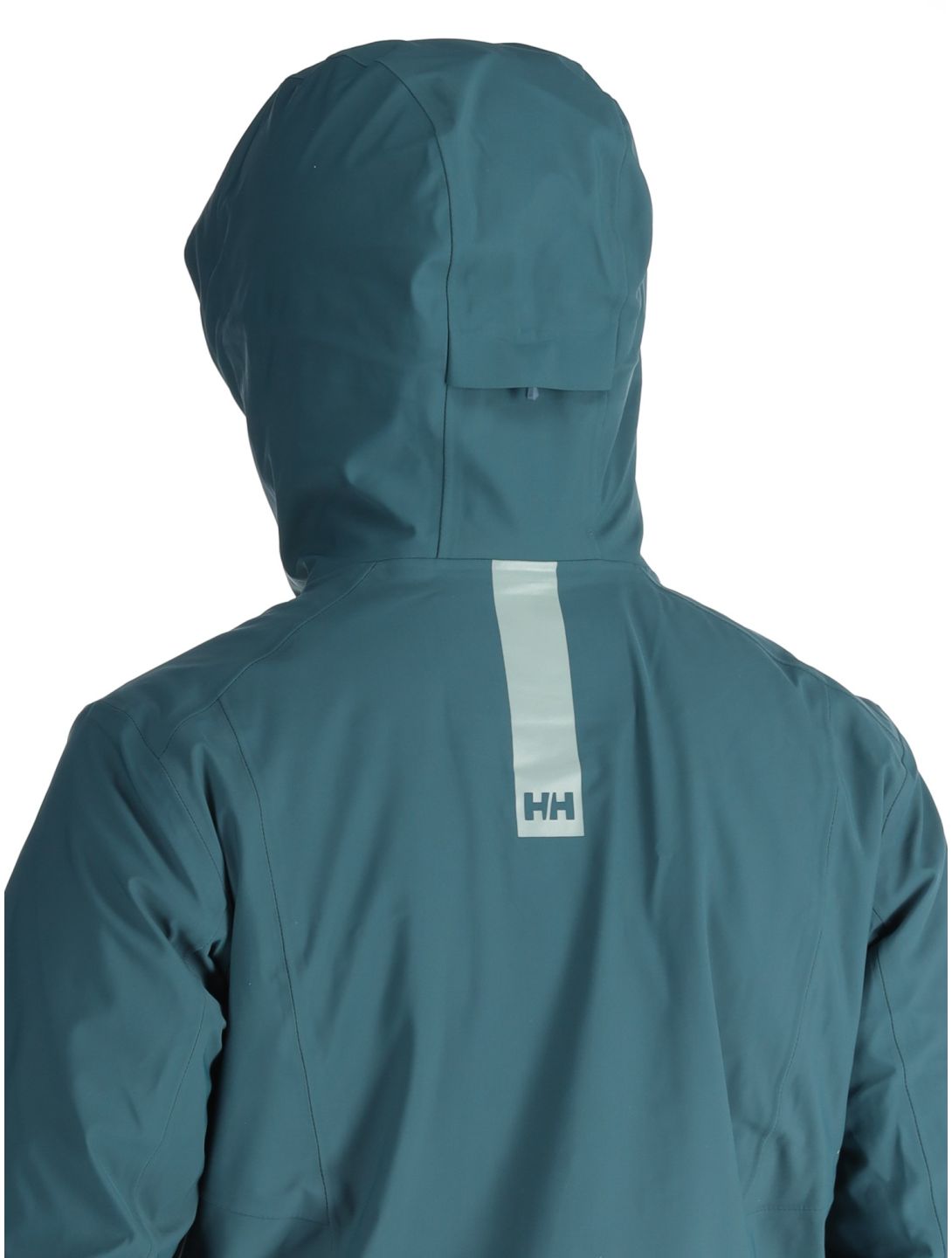 Helly Hansen, Alpha 3L Long Shell veste de ski à coque dure hommes Dark Creek vert 