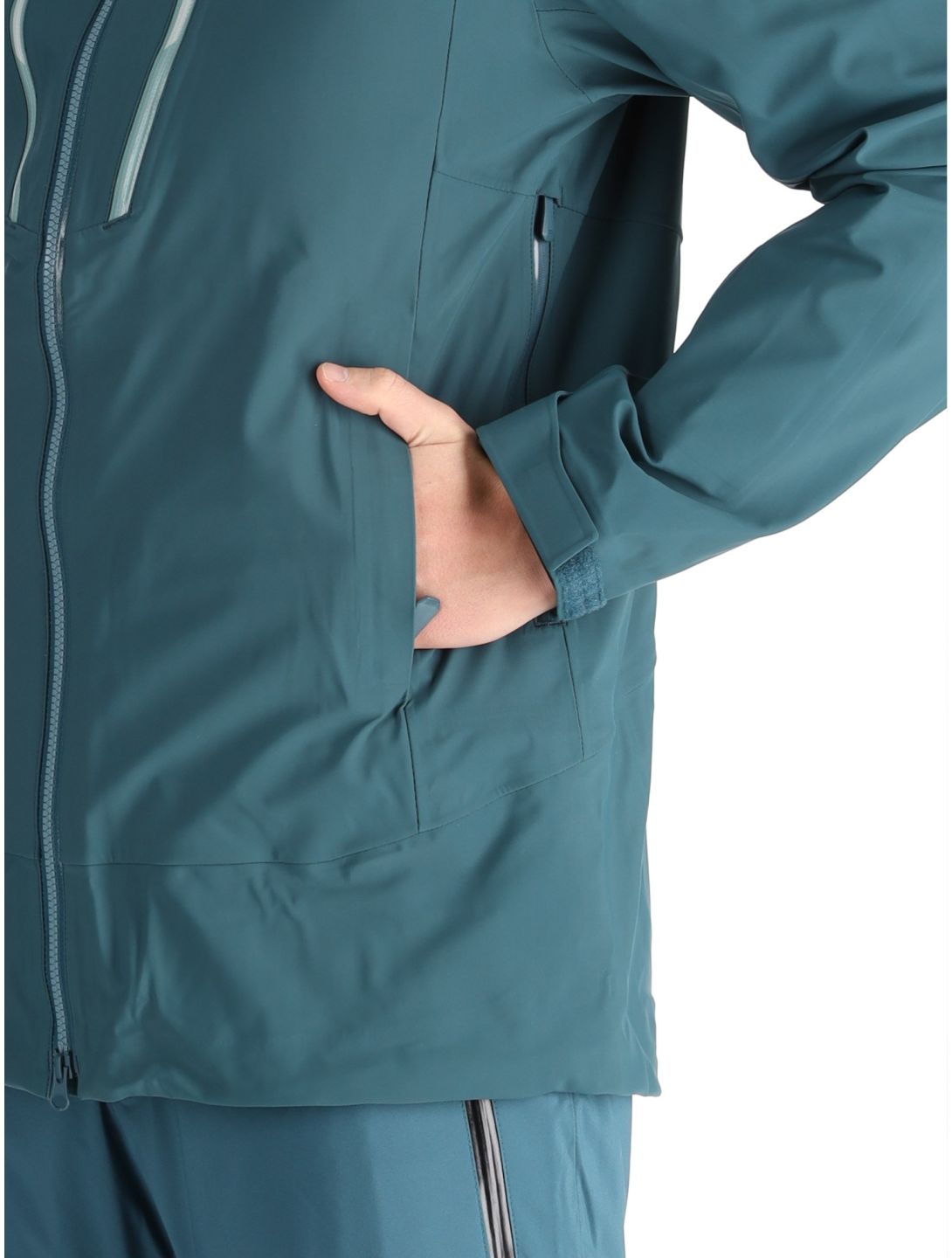 Helly Hansen, Alpha 3L Long Shell veste de ski à coque dure hommes Dark Creek vert 