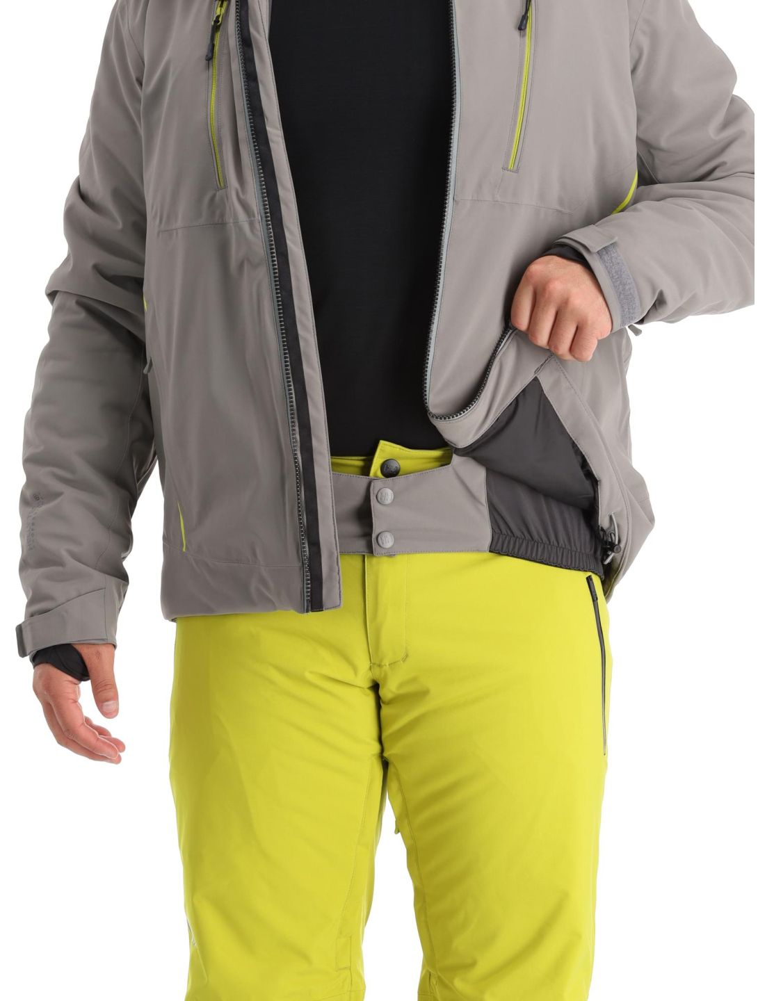 Helly Hansen, Alpha 4.0 veste de ski hommes Concrete gris 