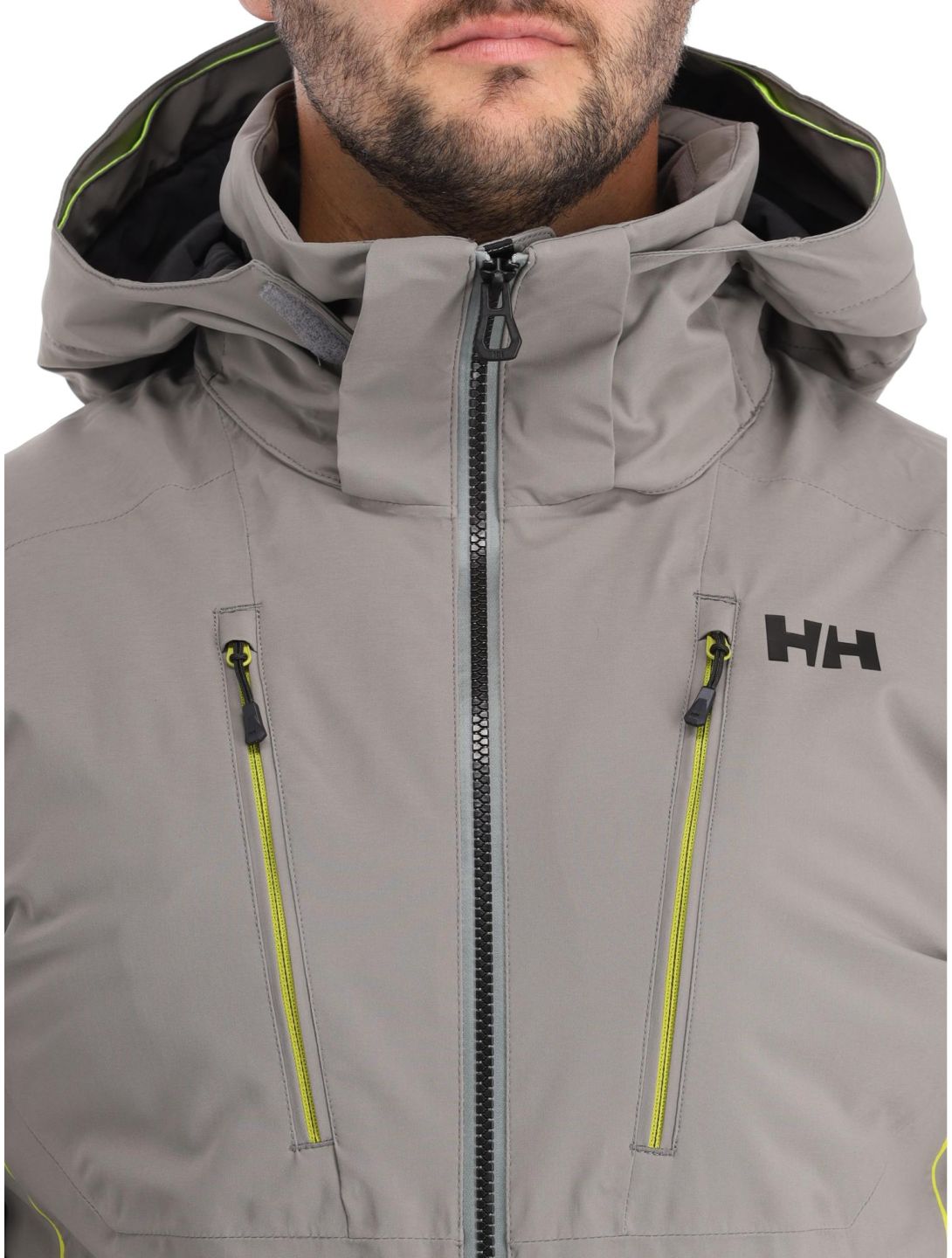 Helly Hansen, Alpha 4.0 veste de ski hommes Concrete gris 