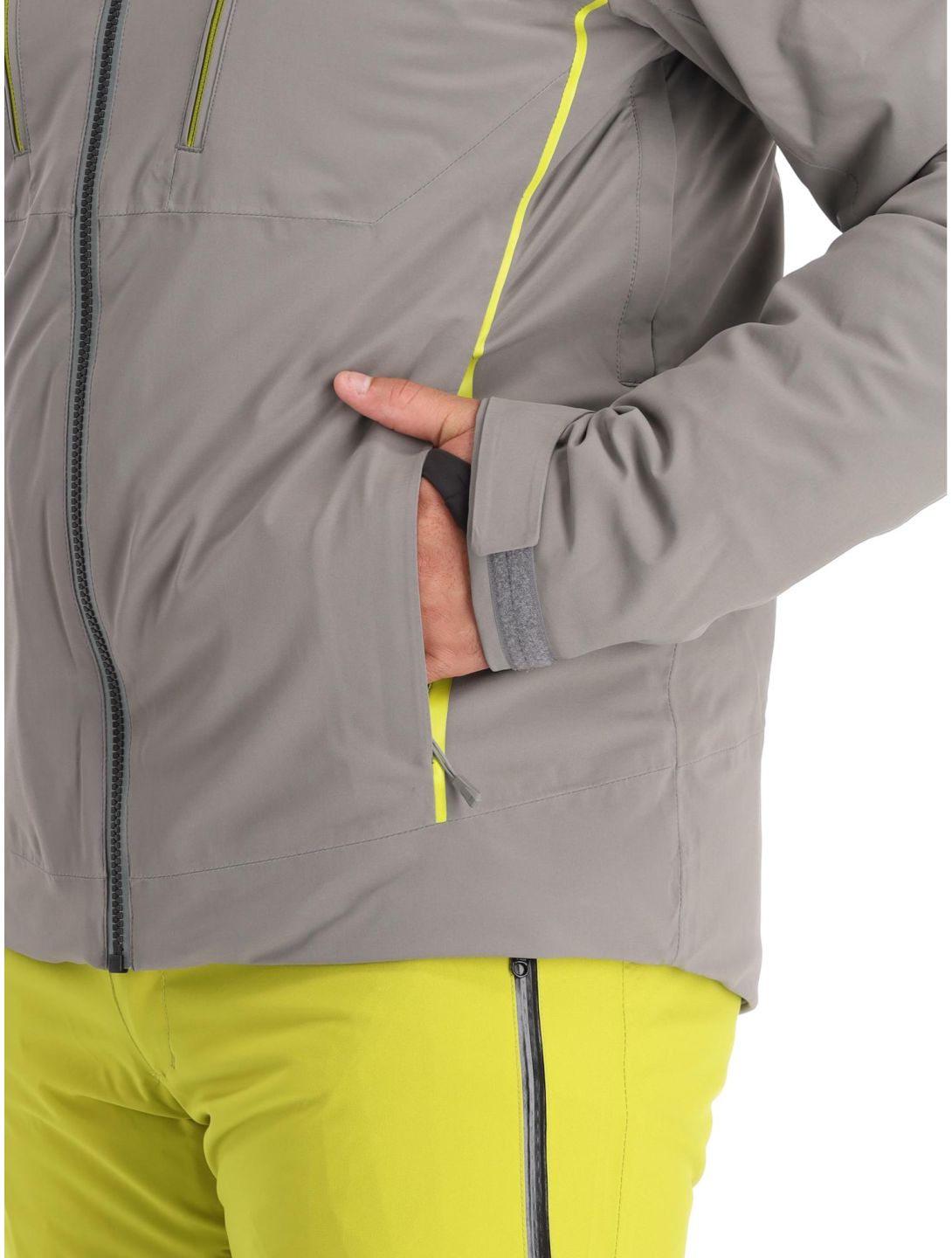 Helly Hansen, Alpha 4.0 veste de ski hommes Concrete gris 