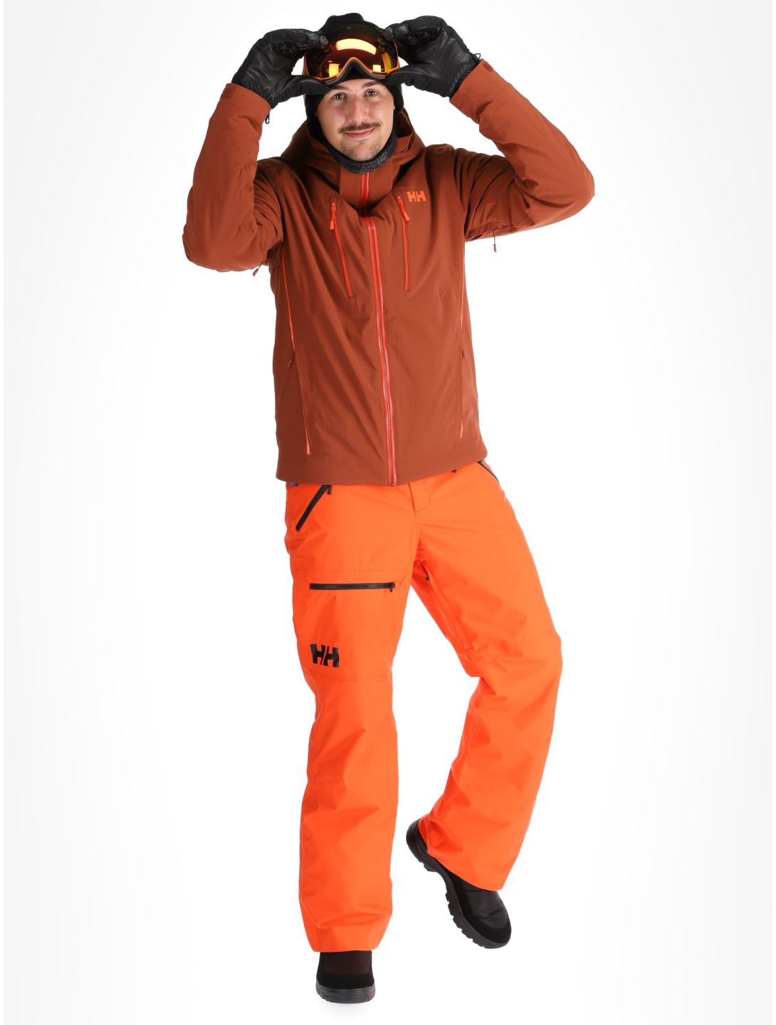 Helly Hansen, Alpha 4.0 veste de ski hommes Iron Oxide brun 