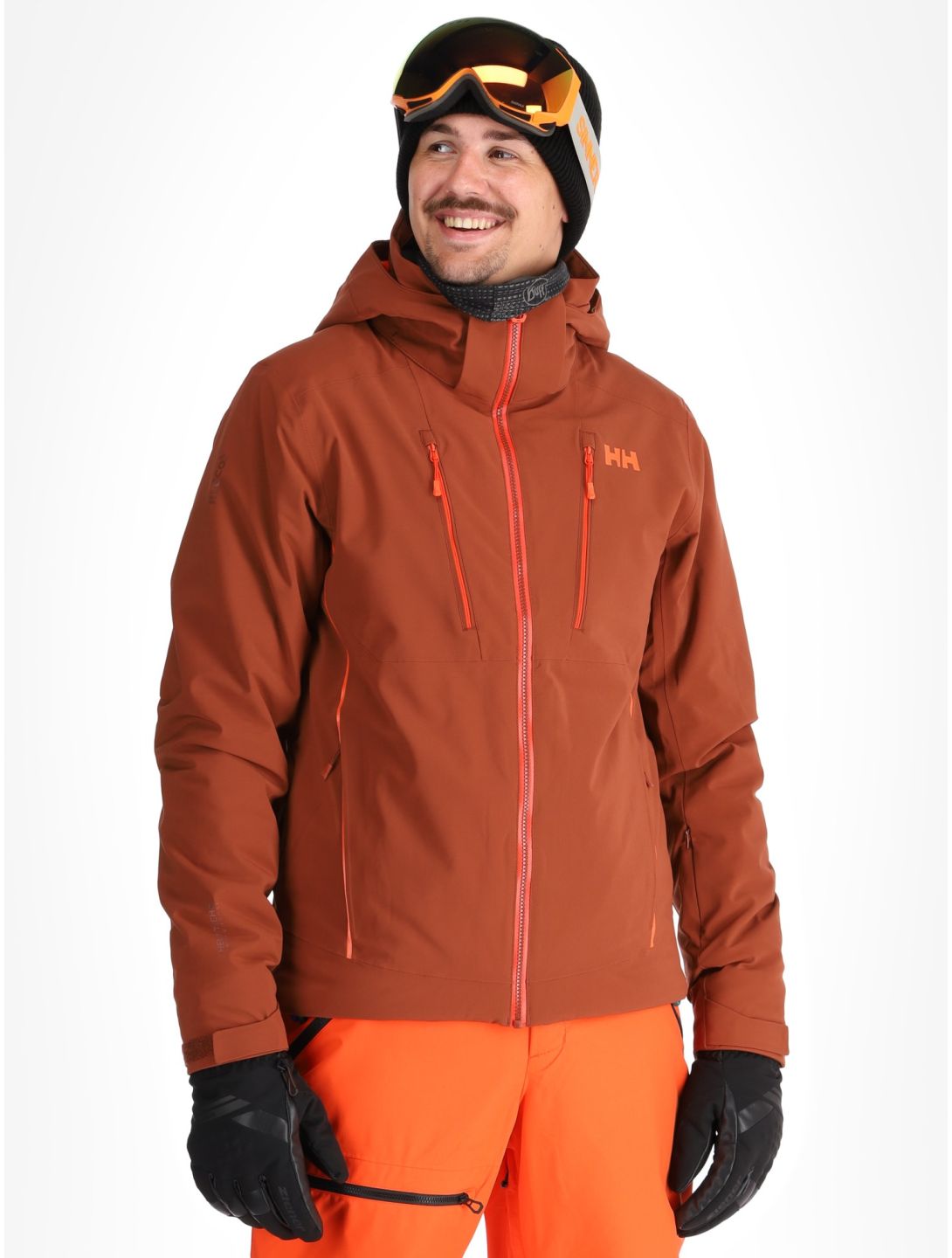 Helly Hansen, Alpha 4.0 veste de ski hommes Iron Oxide brun 