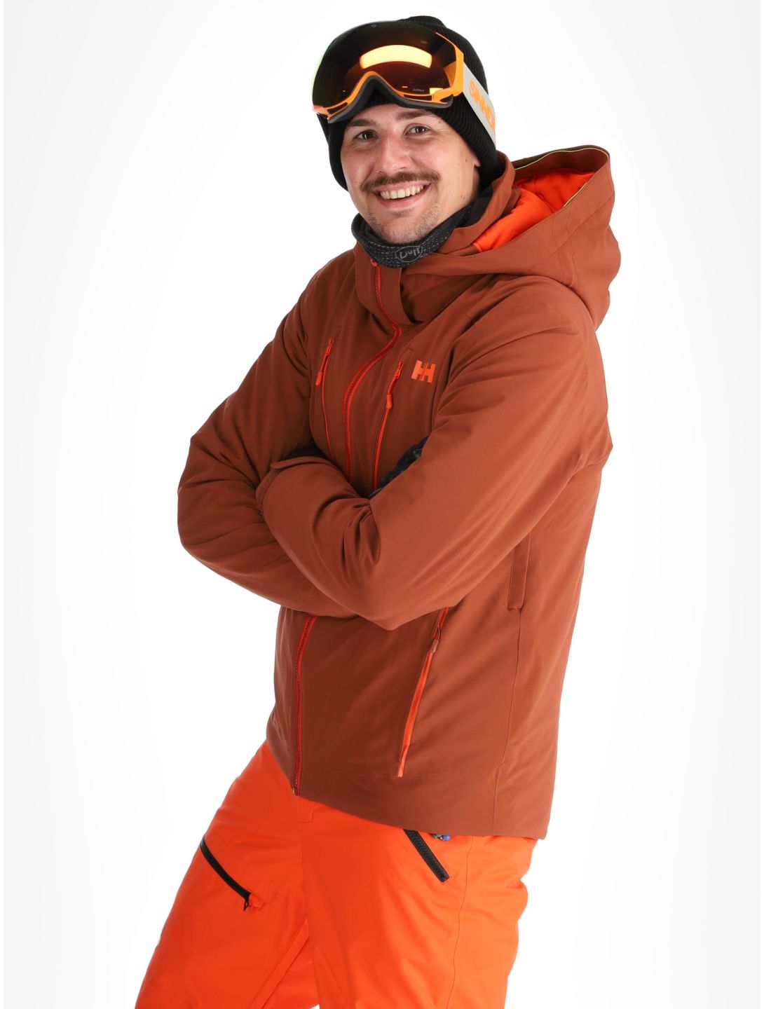 Helly Hansen, Alpha 4.0 veste de ski hommes Iron Oxide brun 