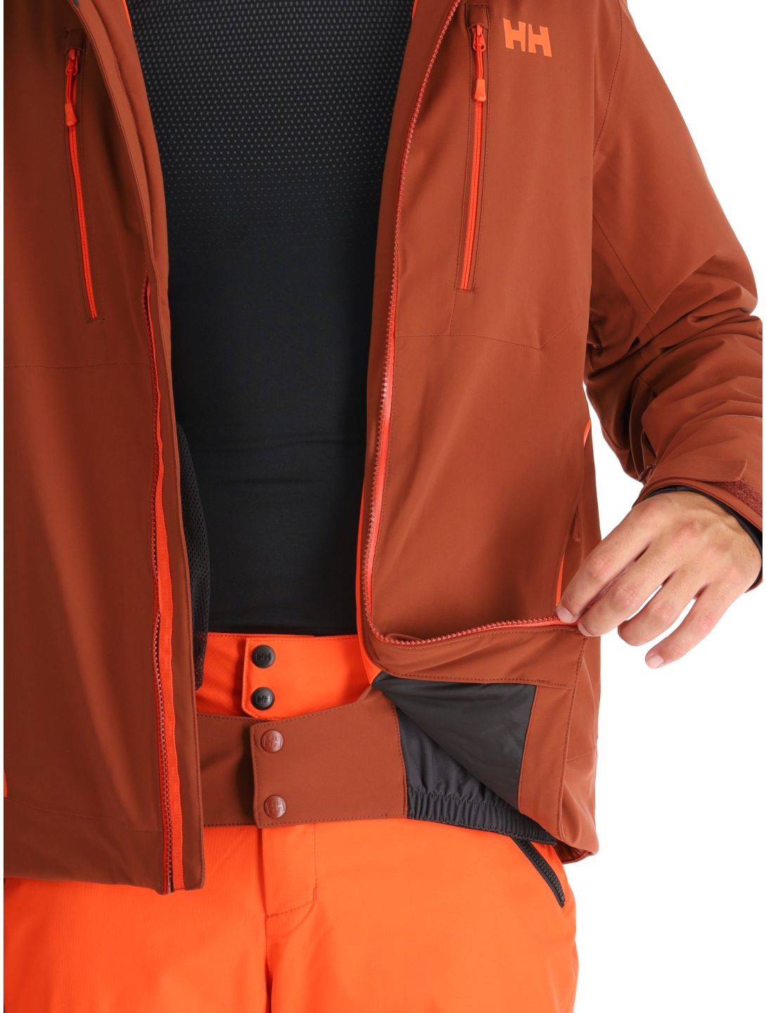 Helly Hansen, Alpha 4.0 veste de ski hommes Iron Oxide brun 