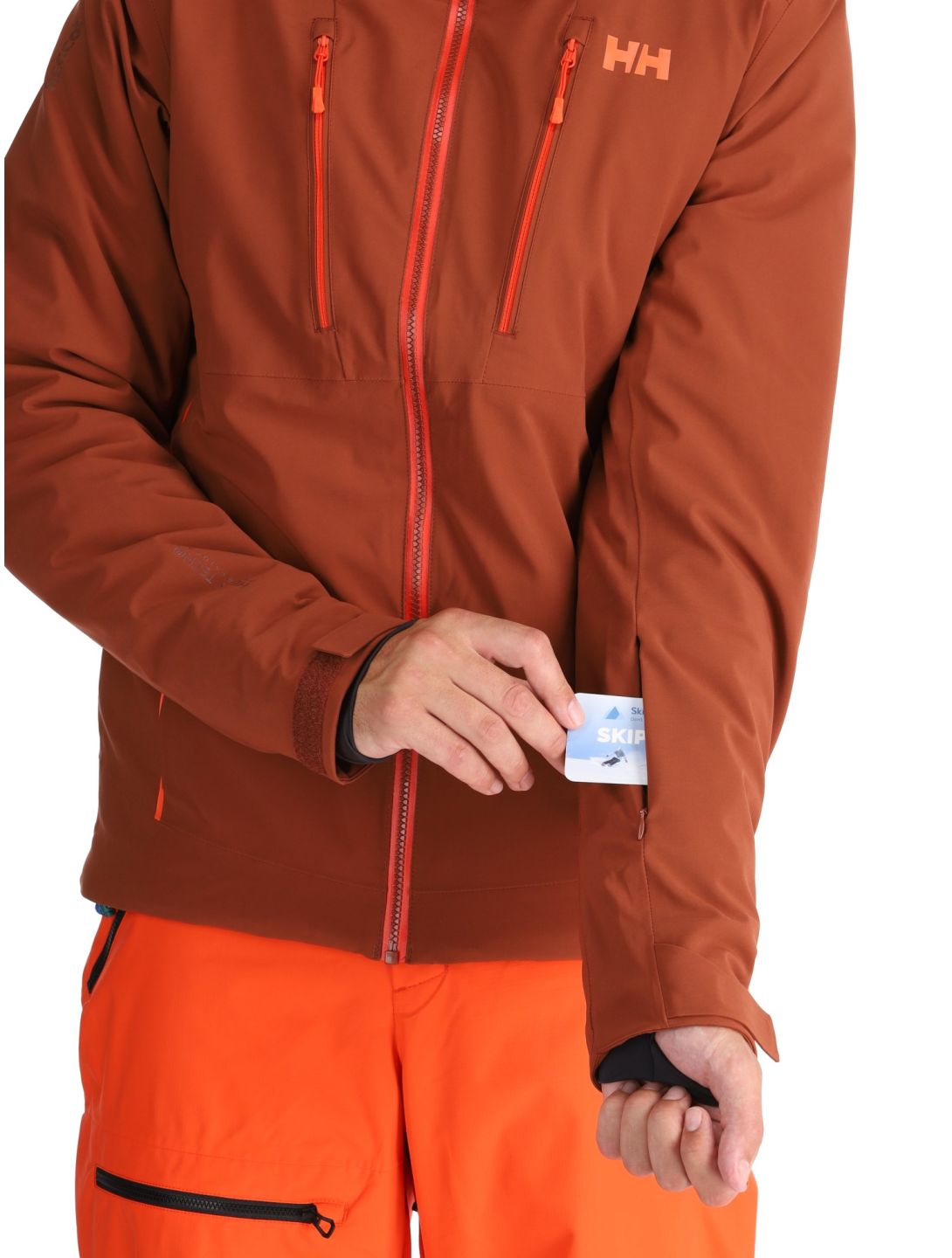 Helly Hansen, Alpha 4.0 veste de ski hommes Iron Oxide brun 