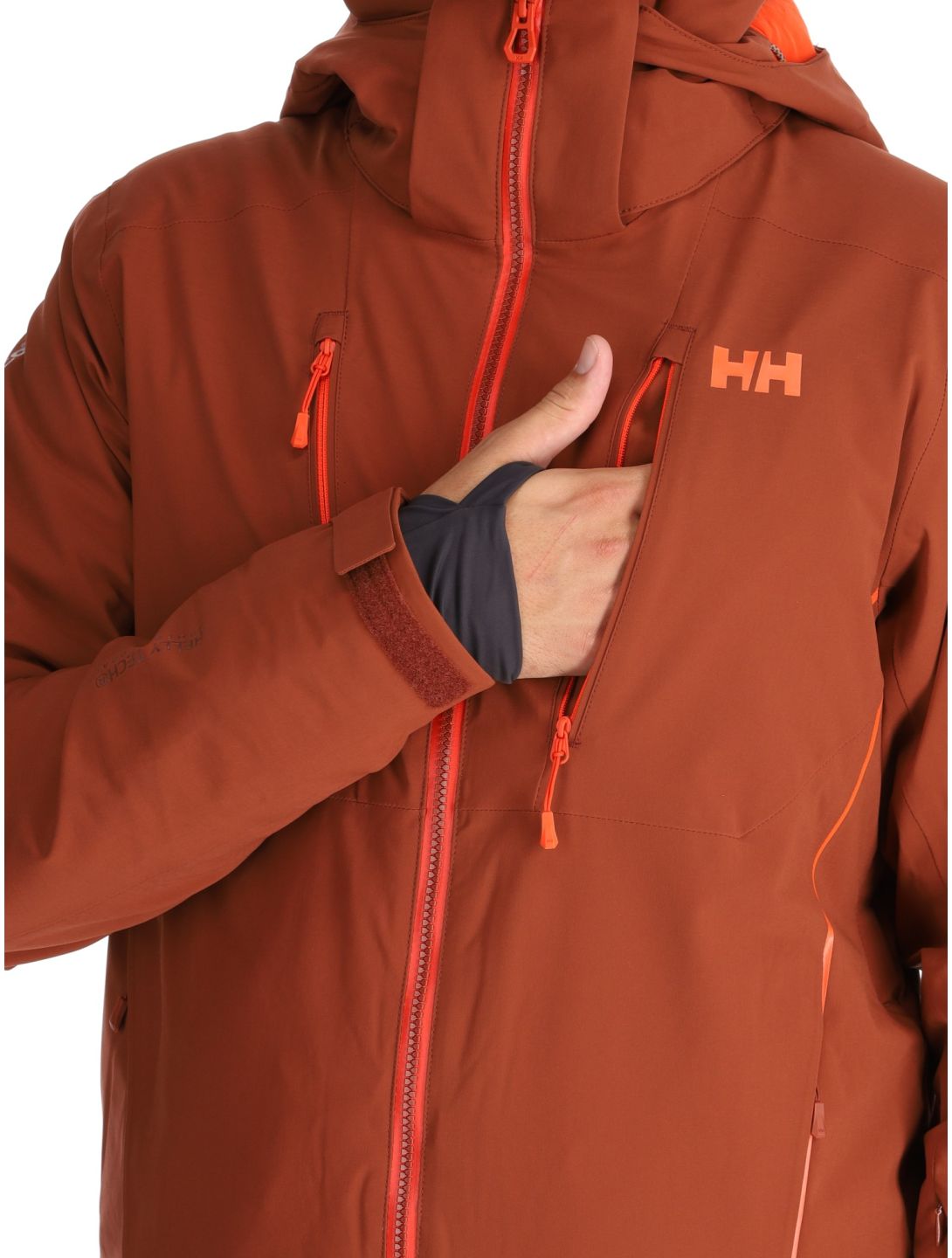 Helly Hansen, Alpha 4.0 veste de ski hommes Iron Oxide brun 