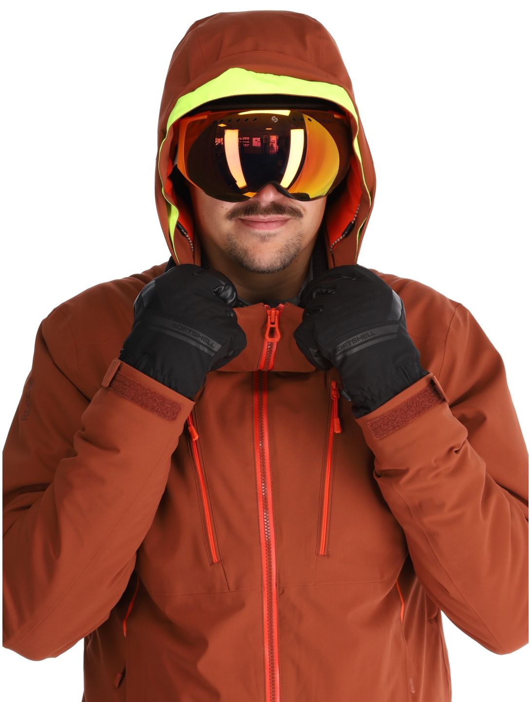 Helly Hansen, Alpha 4.0 veste de ski hommes Iron Oxide brun 