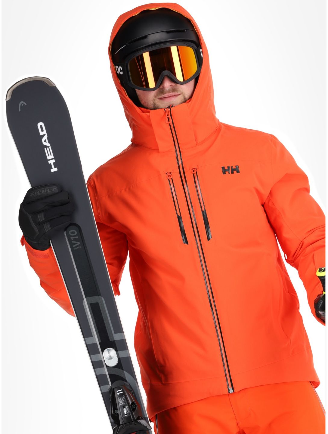 Helly Hansen, Alpha Lifaloft veste de ski hommes Cherry Tomato orange 