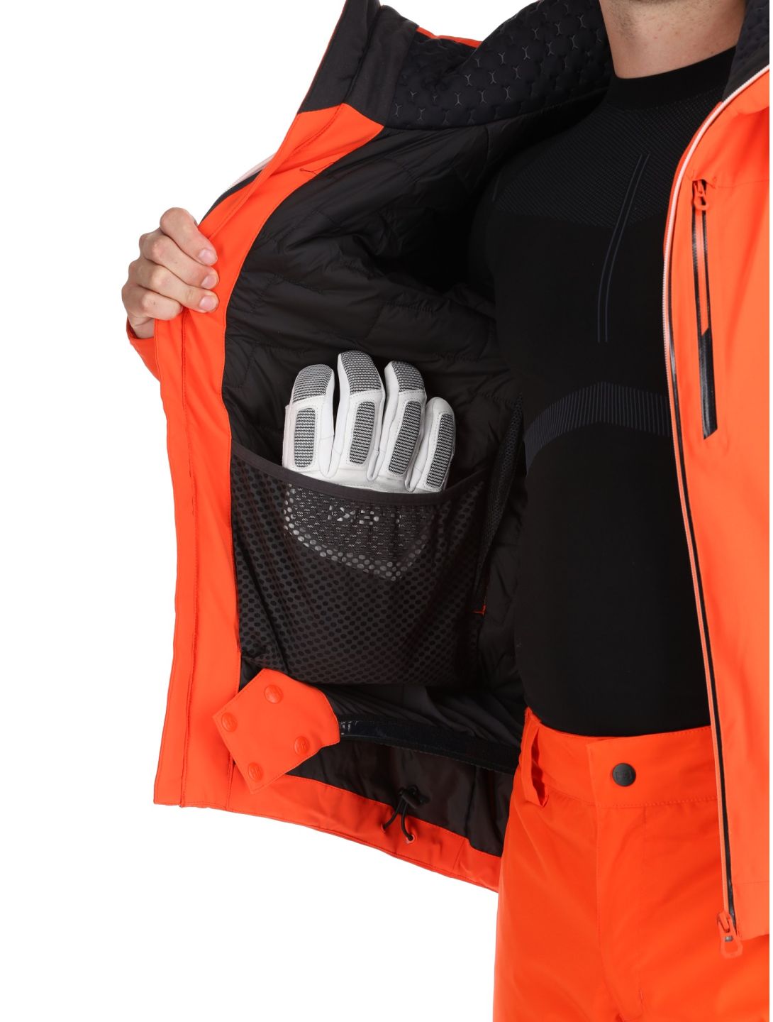 Helly Hansen, Alpha Lifaloft veste de ski hommes Cherry Tomato orange 