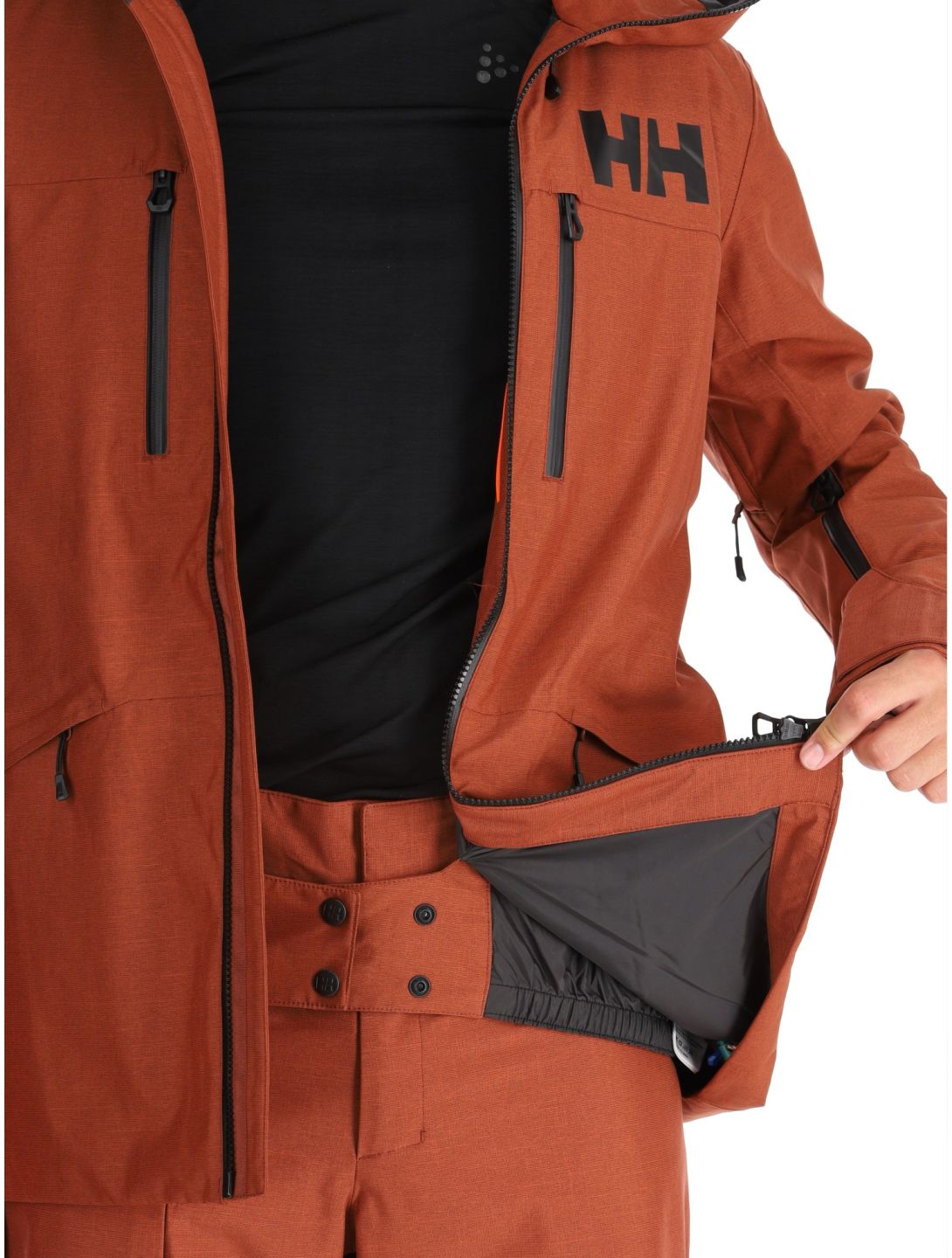 Helly Hansen, Garibaldi 2.0 veste de ski hommes Iron Oxide brun 