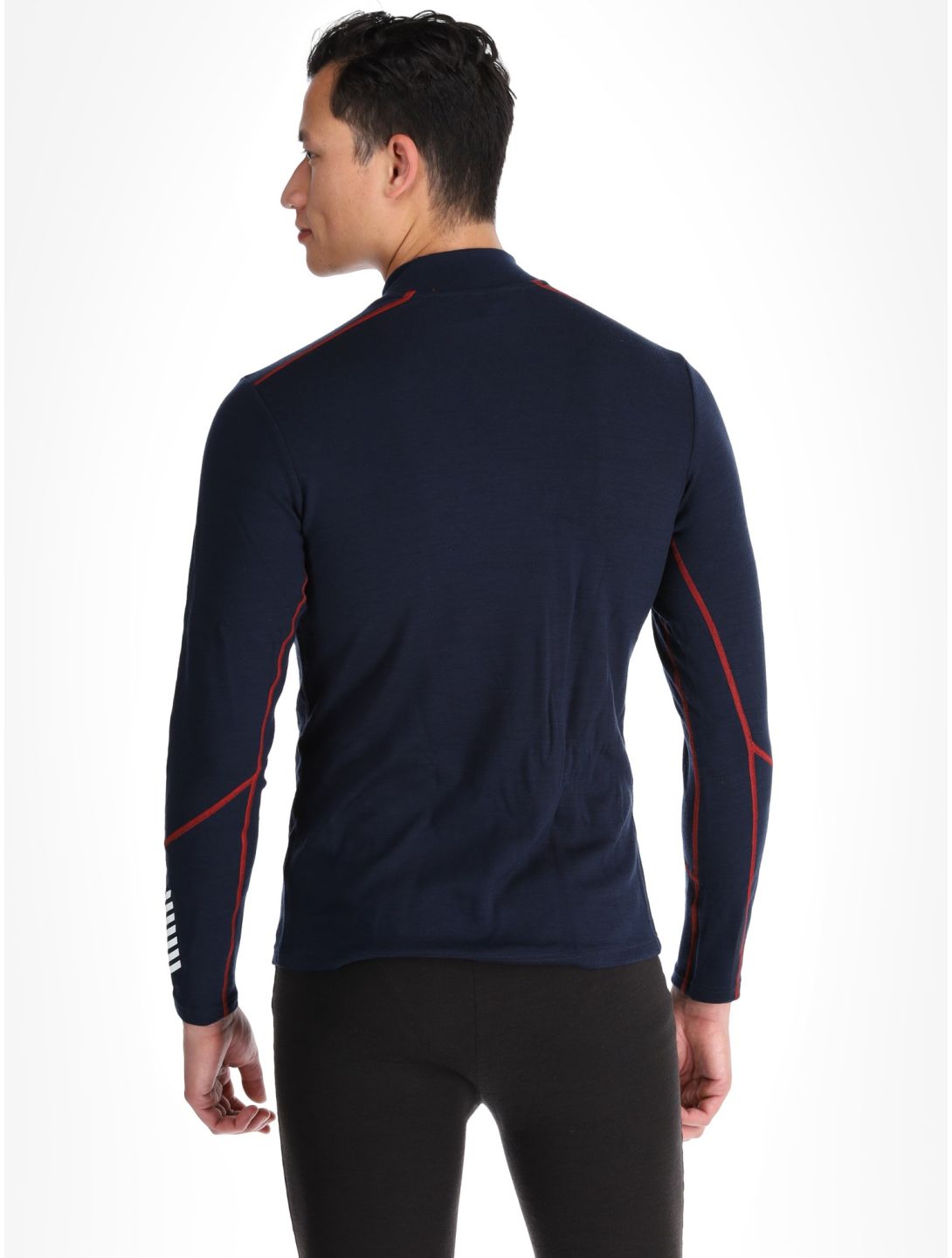 Helly Hansen, Lifa Merino Midw Logo chemise thermo hommes Navy bleu 