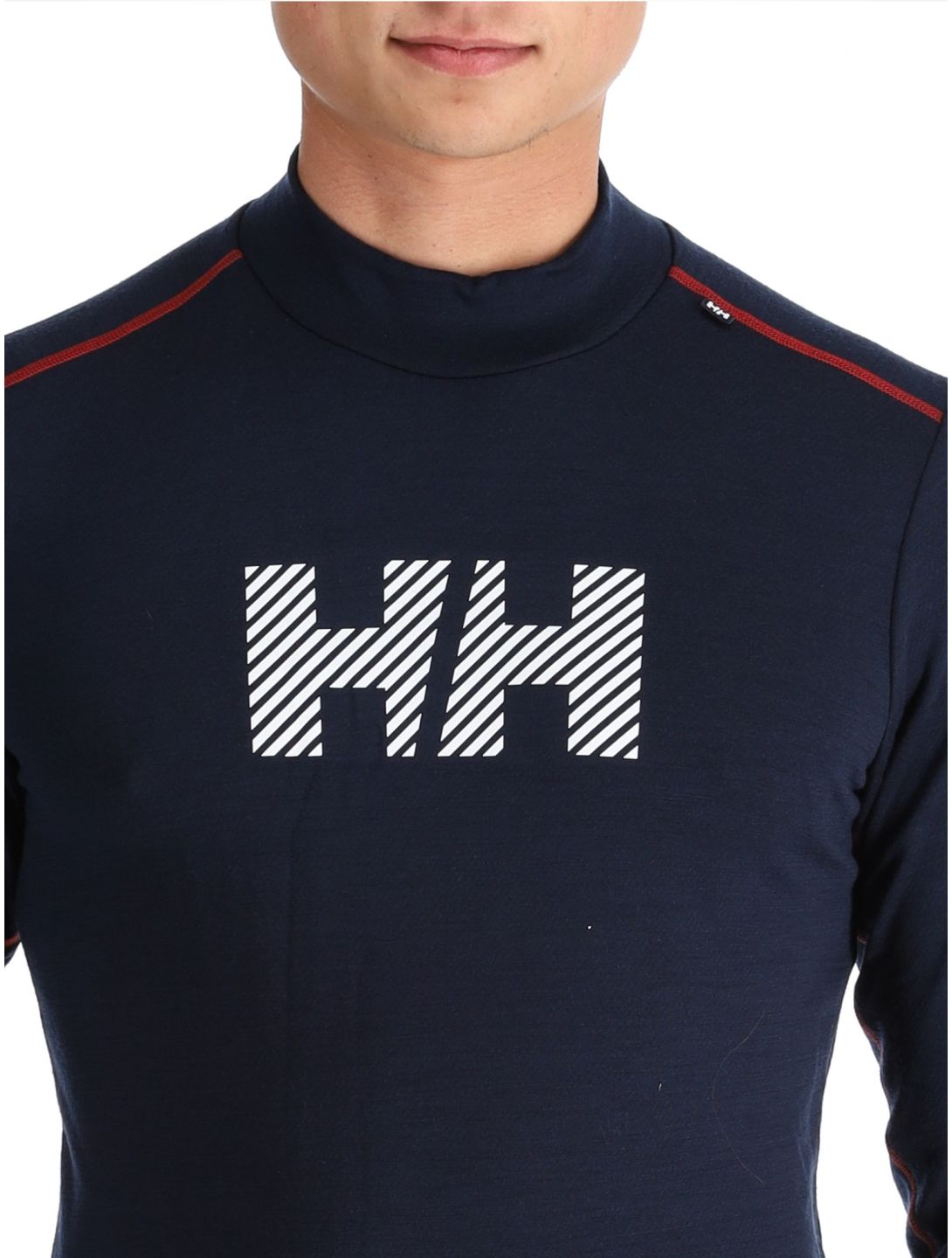 Helly Hansen, Lifa Merino Midw Logo chemise thermo hommes Navy bleu 