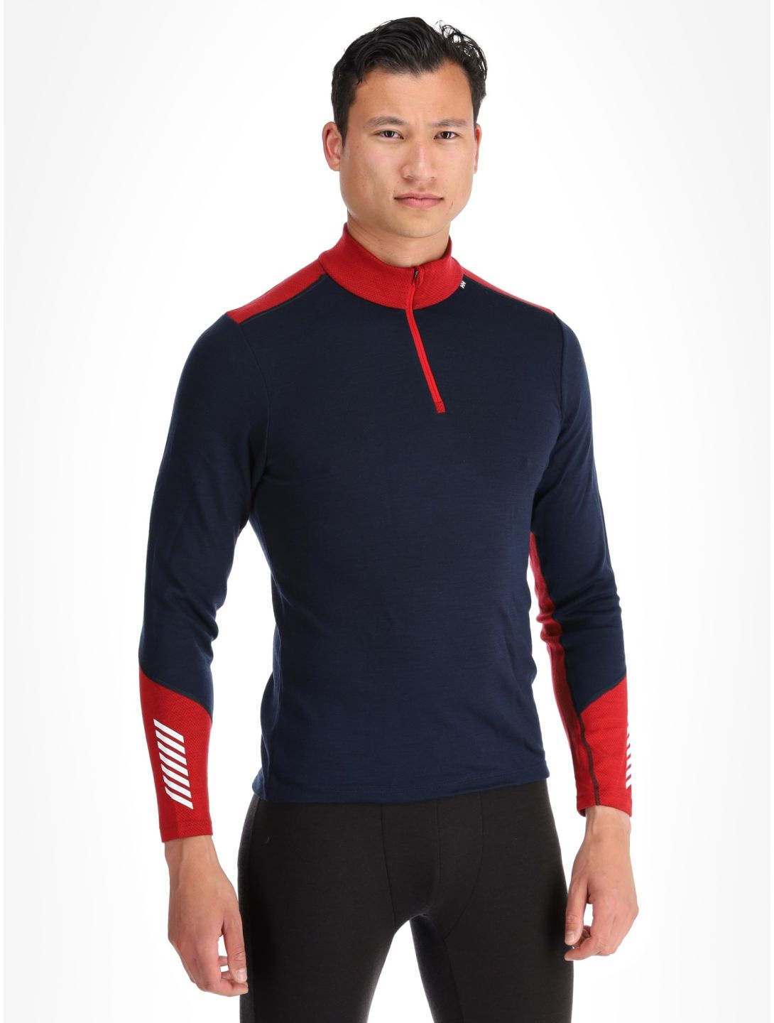 Helly Hansen, Lifa Merino Midweight 1/2 Zip pull de ski hommes Navy bleu 