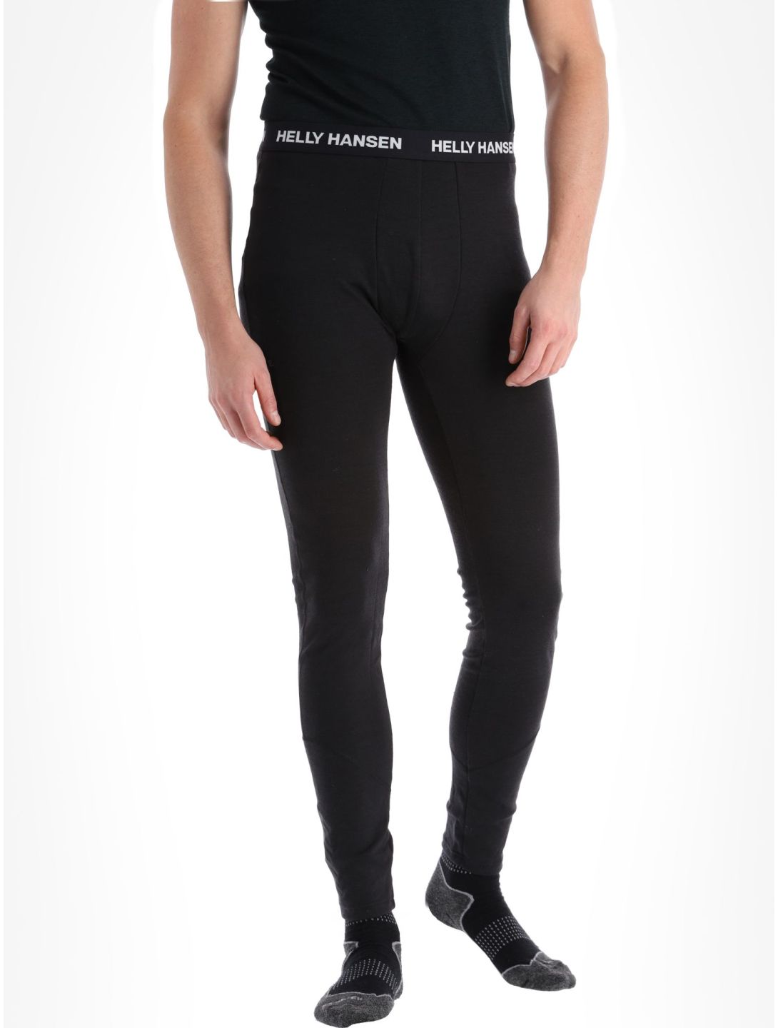 Helly Hansen, Lifa Merino Midweight pantalon thermique hommes Black noir 