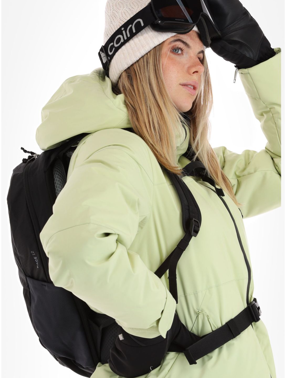 Helly Hansen, Nora Short Puffy veste de ski femmes Iced Matcha vert 