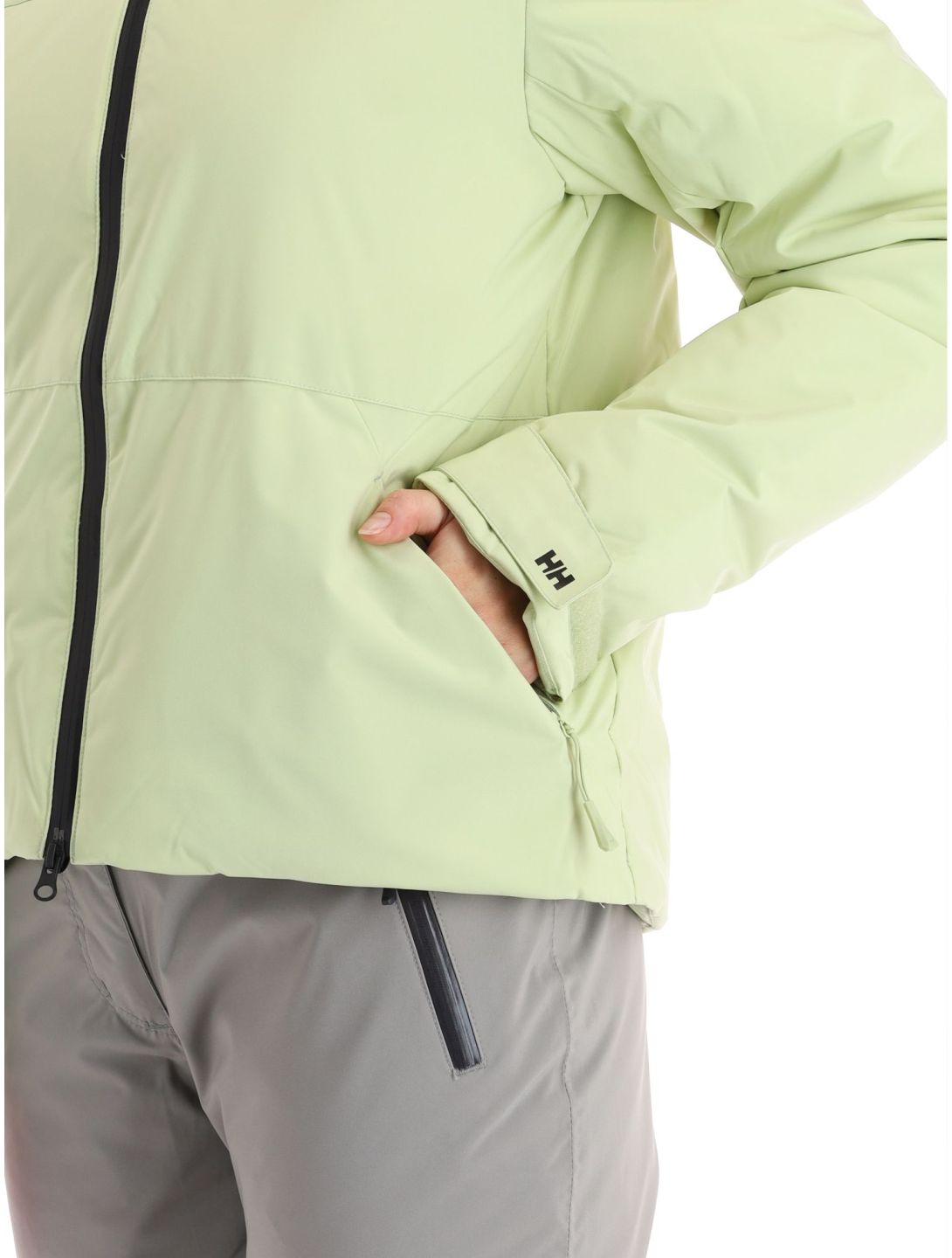 Helly Hansen, Nora Short Puffy veste de ski femmes Iced Matcha vert 