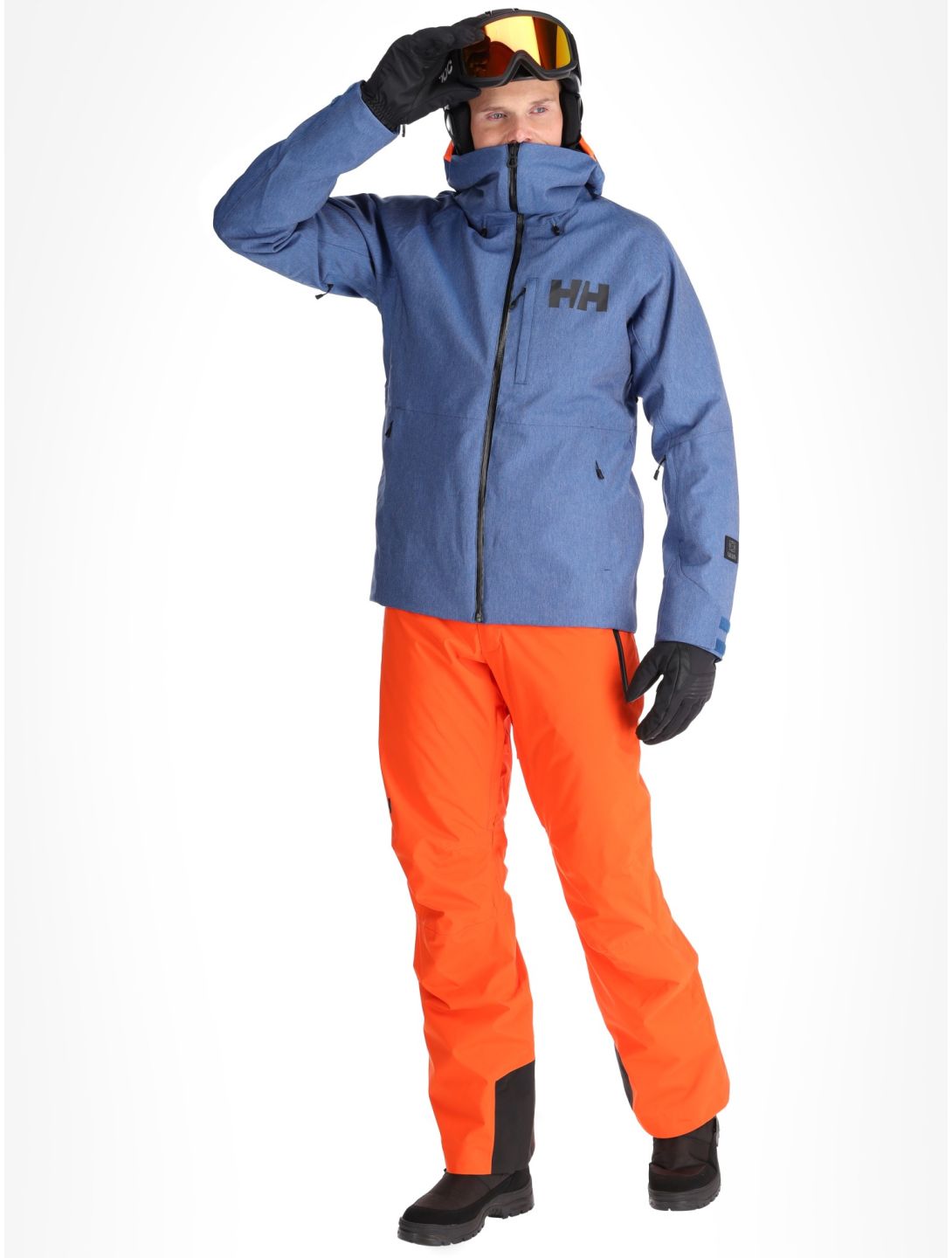 Helly Hansen, Powderface veste de ski hommes Deep Fjord bleu 