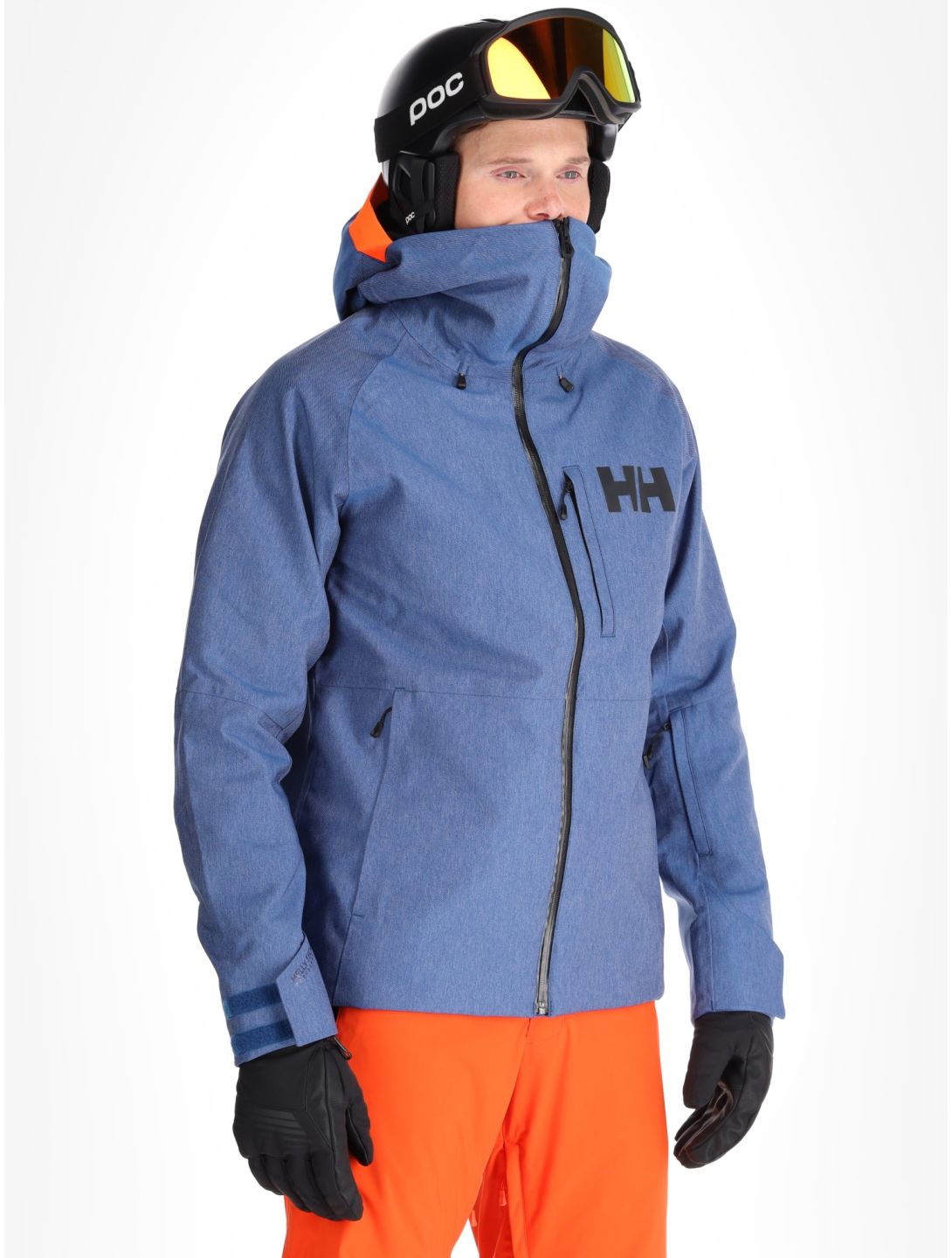 Helly Hansen, Powderface veste de ski hommes Deep Fjord bleu 