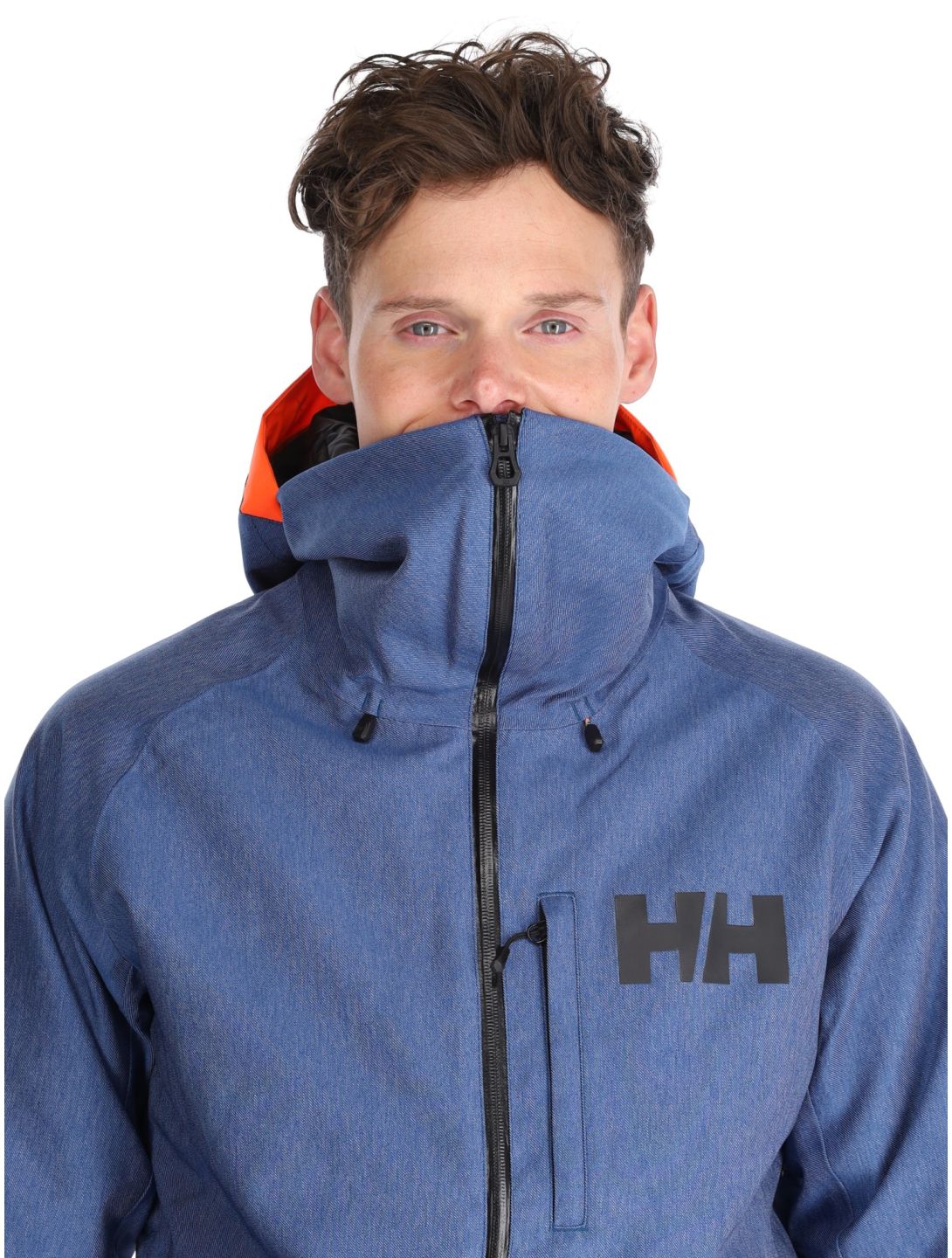 Helly Hansen, Powderface veste de ski hommes Deep Fjord bleu 