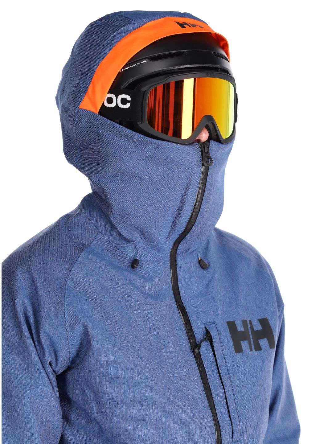 Helly Hansen, Powderface veste de ski hommes Deep Fjord bleu 