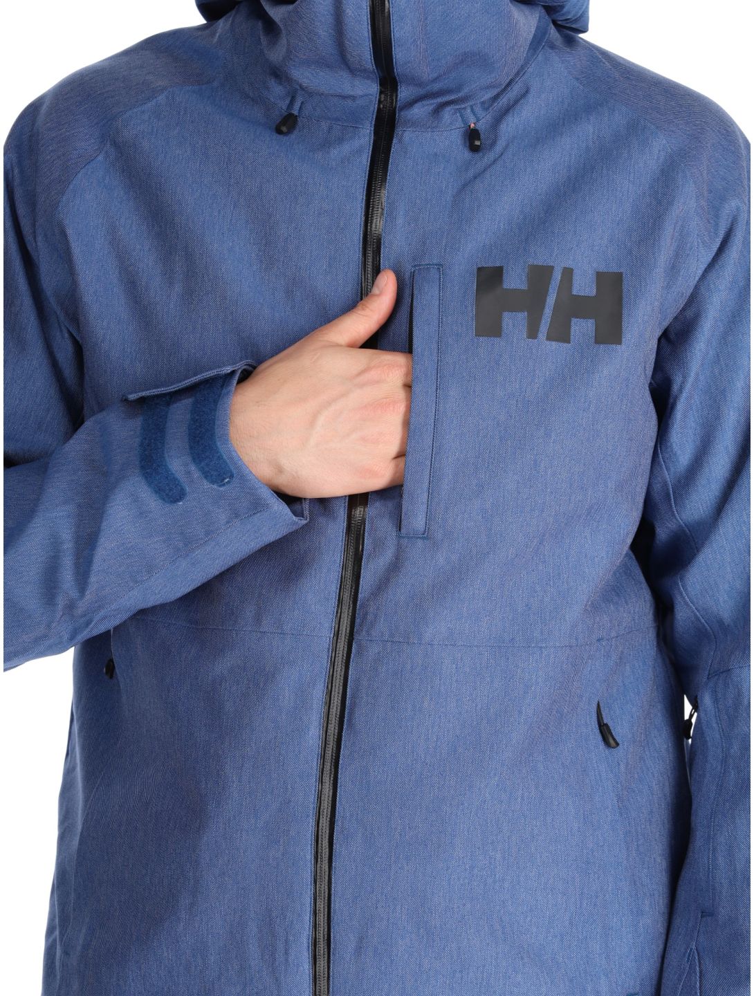 Helly Hansen, Powderface veste de ski hommes Deep Fjord bleu 