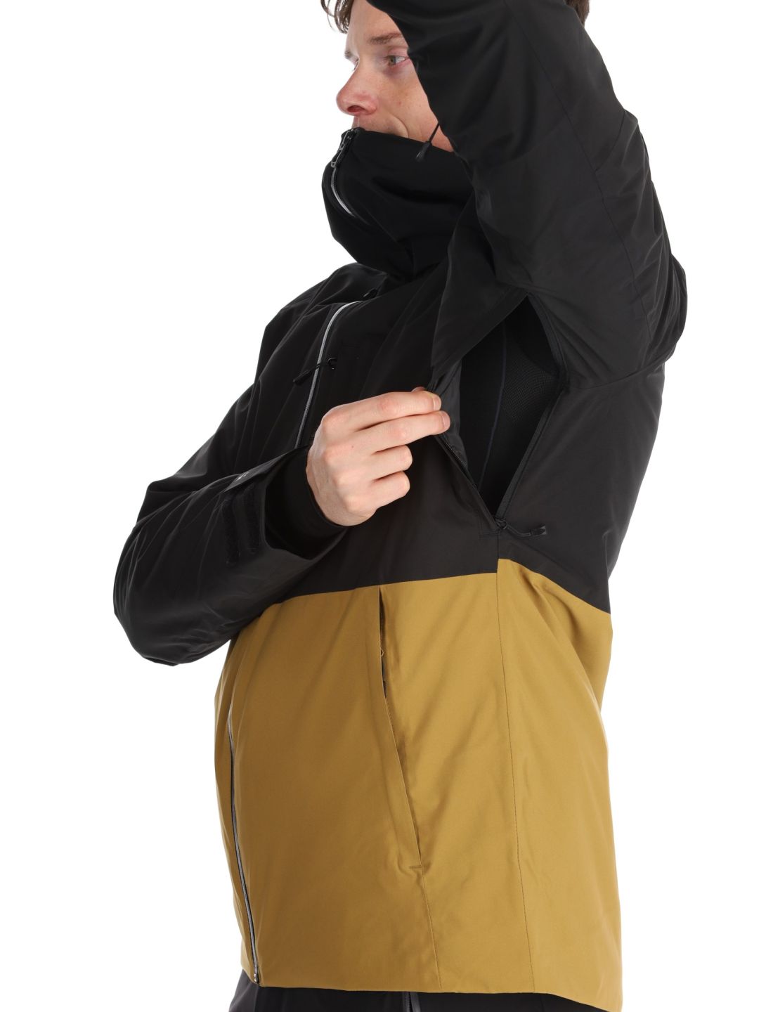 Helly Hansen, Powderface veste de ski hommes Lynx jaune 