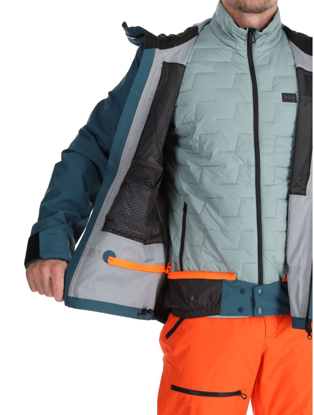 Helly Hansen, Sogn Shell 2.0 veste de ski à coque dure hommes Dark Creek vert 