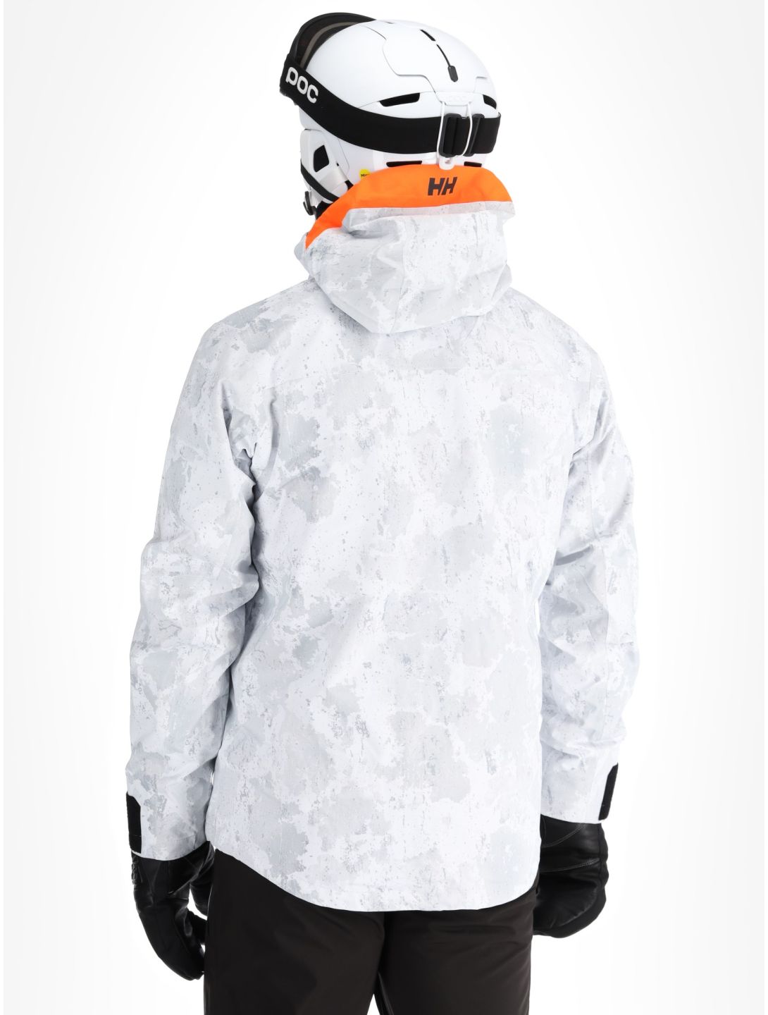 Helly Hansen, Sogn Shell 2.0 veste de ski à coque dure hommes Grey Fog Snow Camo AOP blanc, gris 