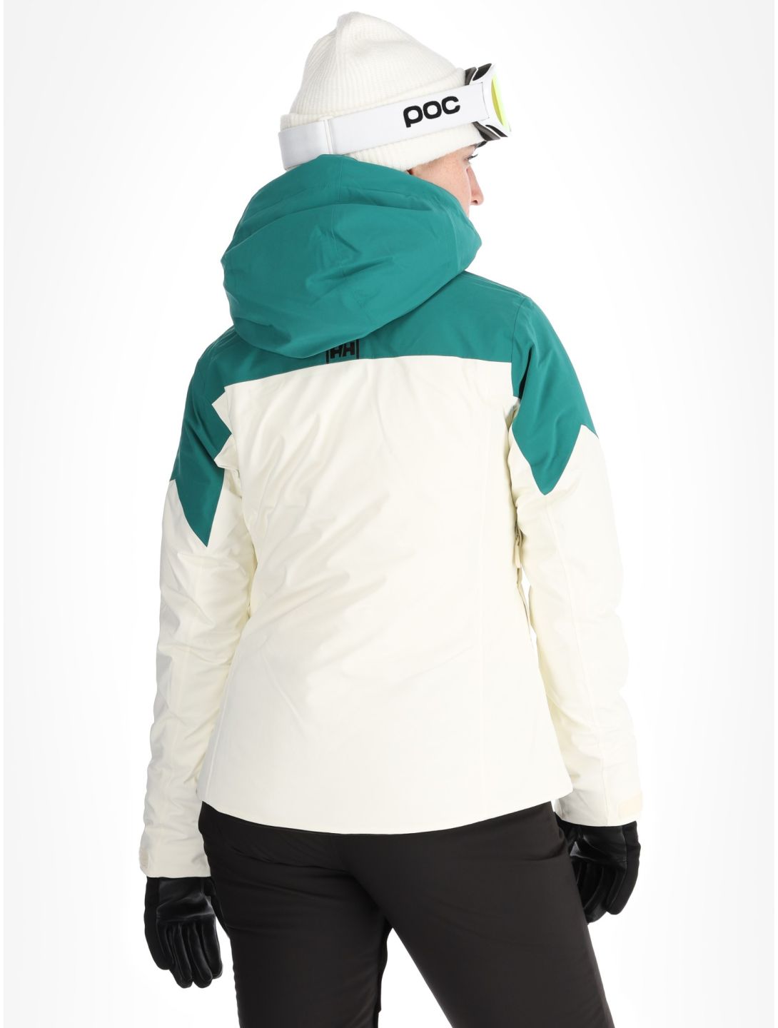 Helly Hansen, W Alphelia veste de ski femmes Emerald Snow blanc, vert 